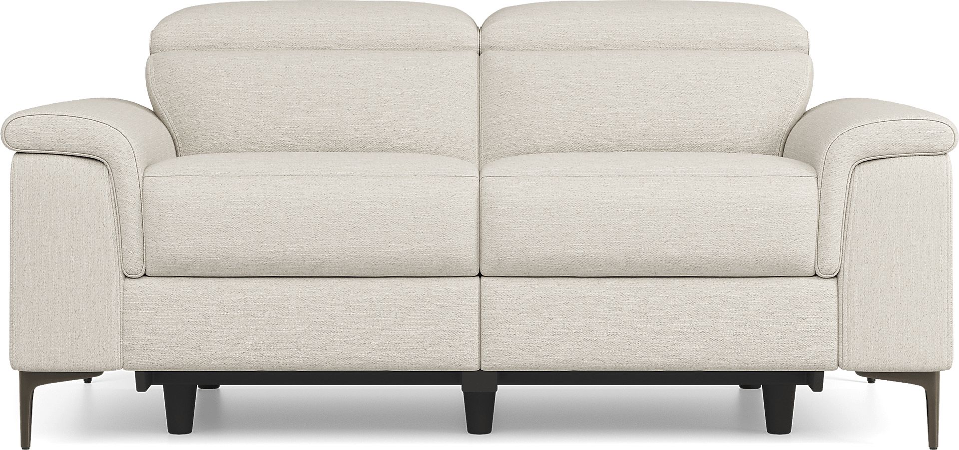 Weatherford Park Beige Dual Power Reclining Loveseat - Image 1