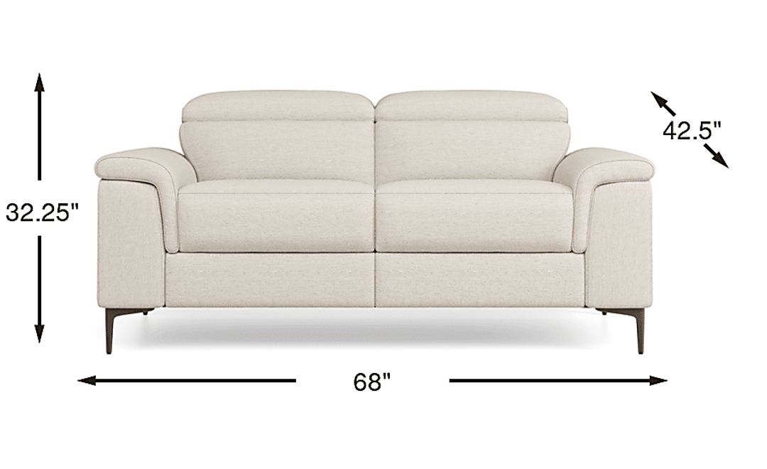Weatherford Park Beige Loveseat