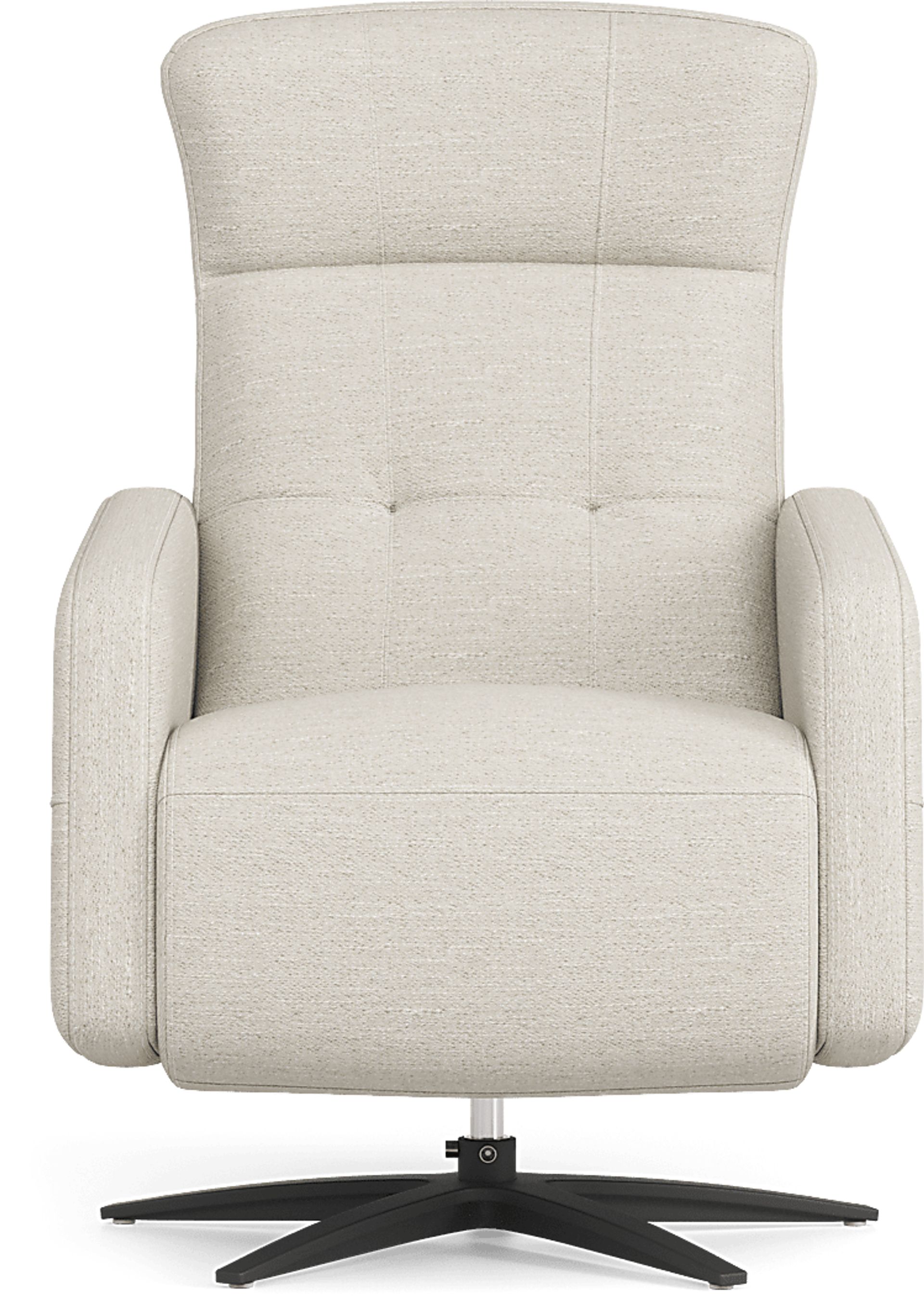 Weatherford Park Beige Power Swivel Recliner - Image 2