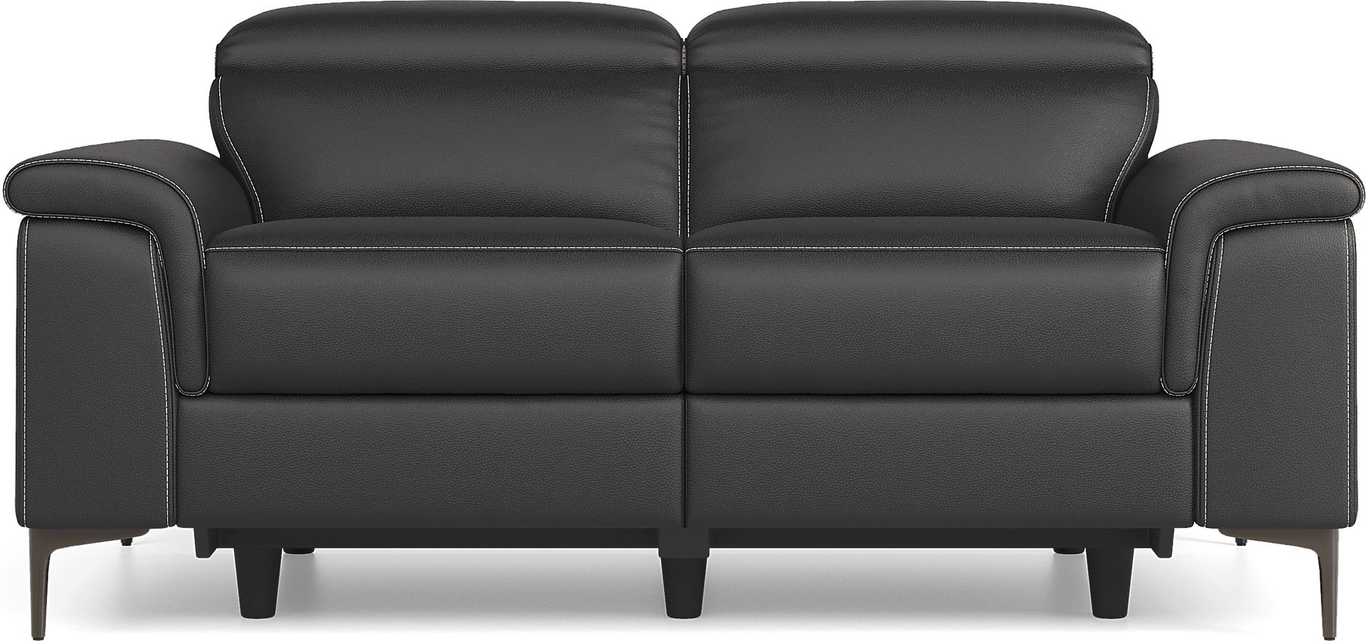 Weatherford Park Black Dual Power Reclining Loveseat - Image 2