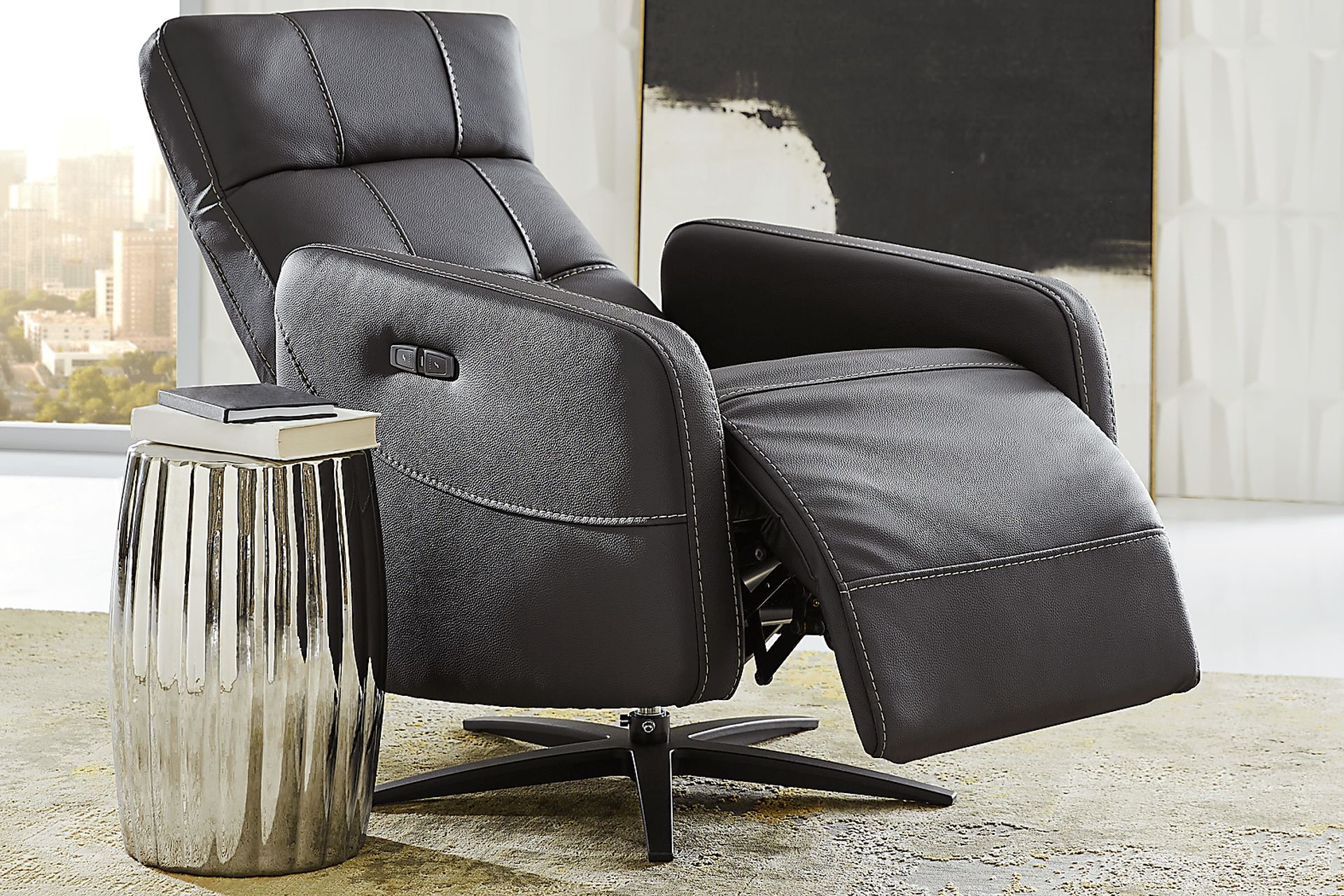 Weatherford Park Black 3 Pc Living Room with Dual Power Reclining Sofa - Image 13