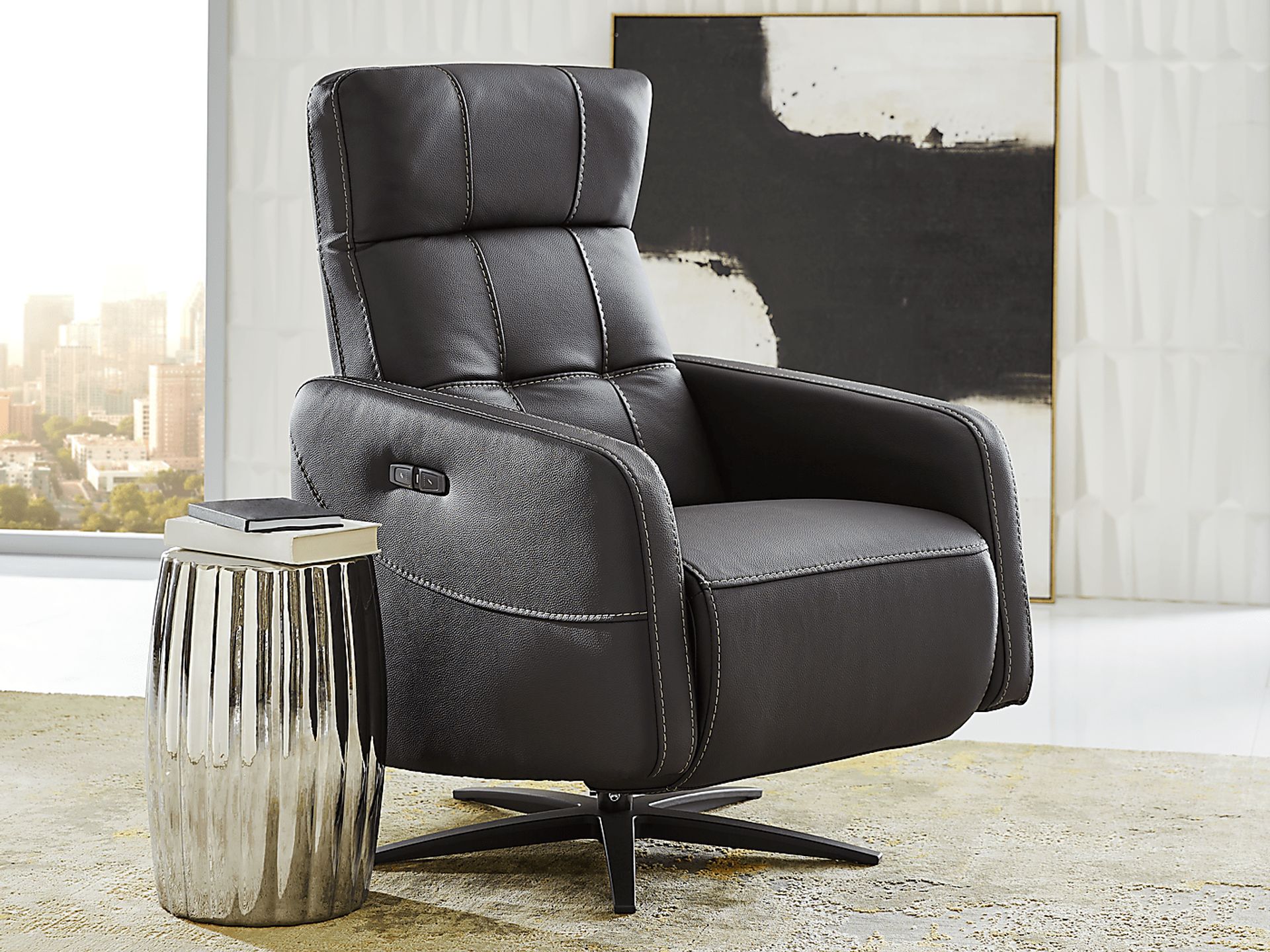 Weatherford Park Black 3 Pc Living Room with Dual Power Reclining Sofa - Image 14