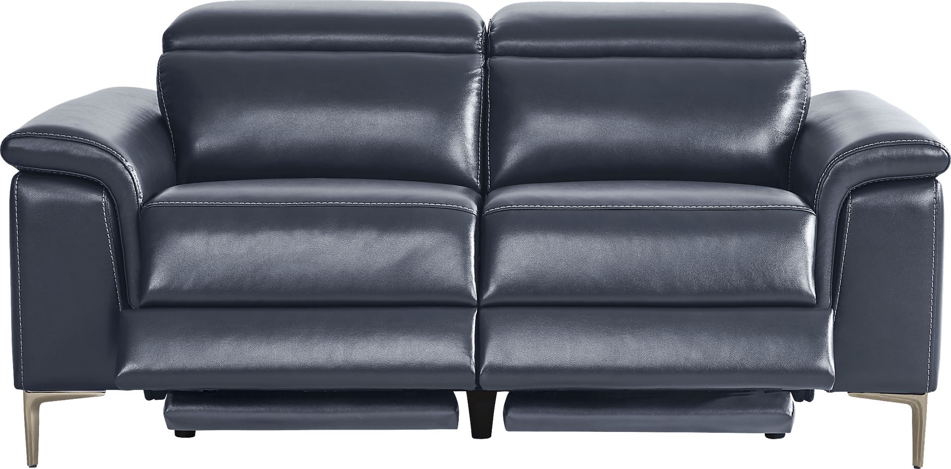 Weatherford Park Blue Dual Power Reclining Loveseat - Image 2