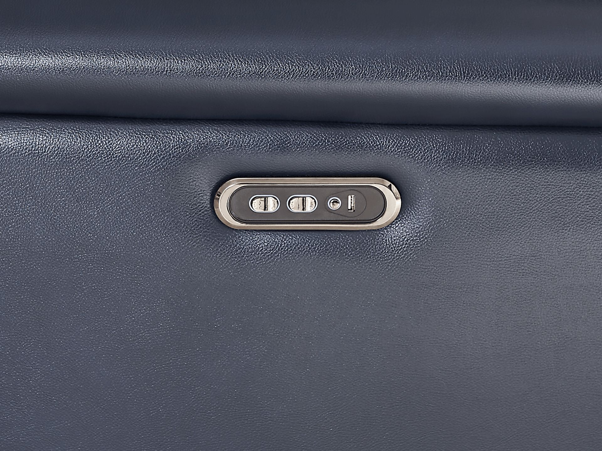 Weatherford Park Blue Dual Power Reclining Loveseat - Image 4