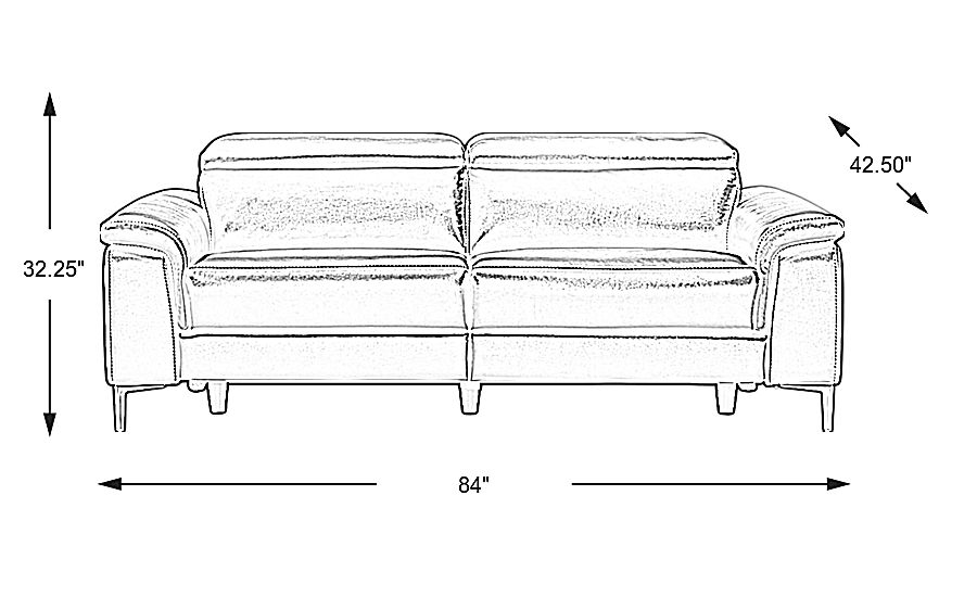 Weatherford Park Beige Polyester Fabric Dual Power Reclining Sofa - Rooms  To Go