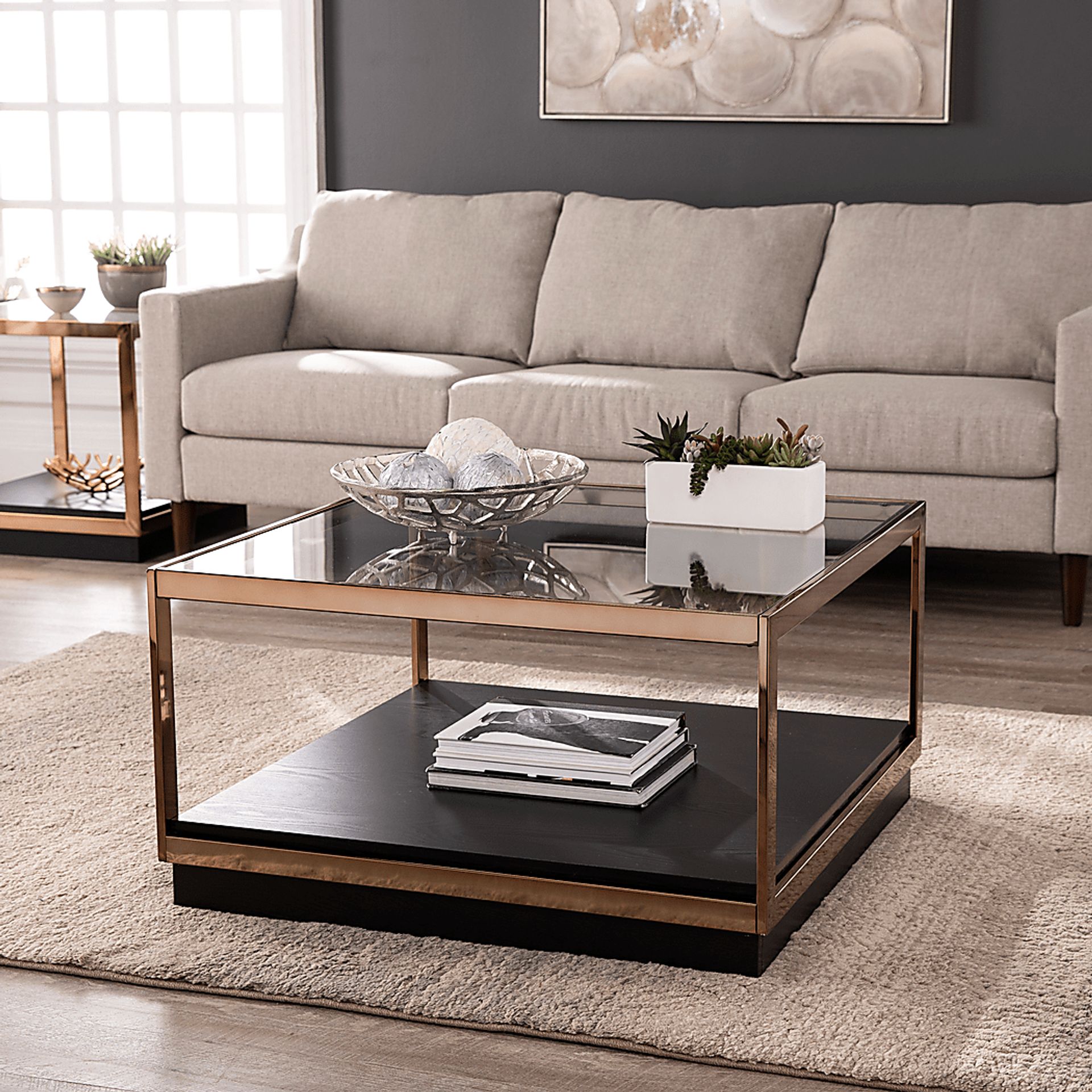 Weathervan Black Cocktail Table - Image 4