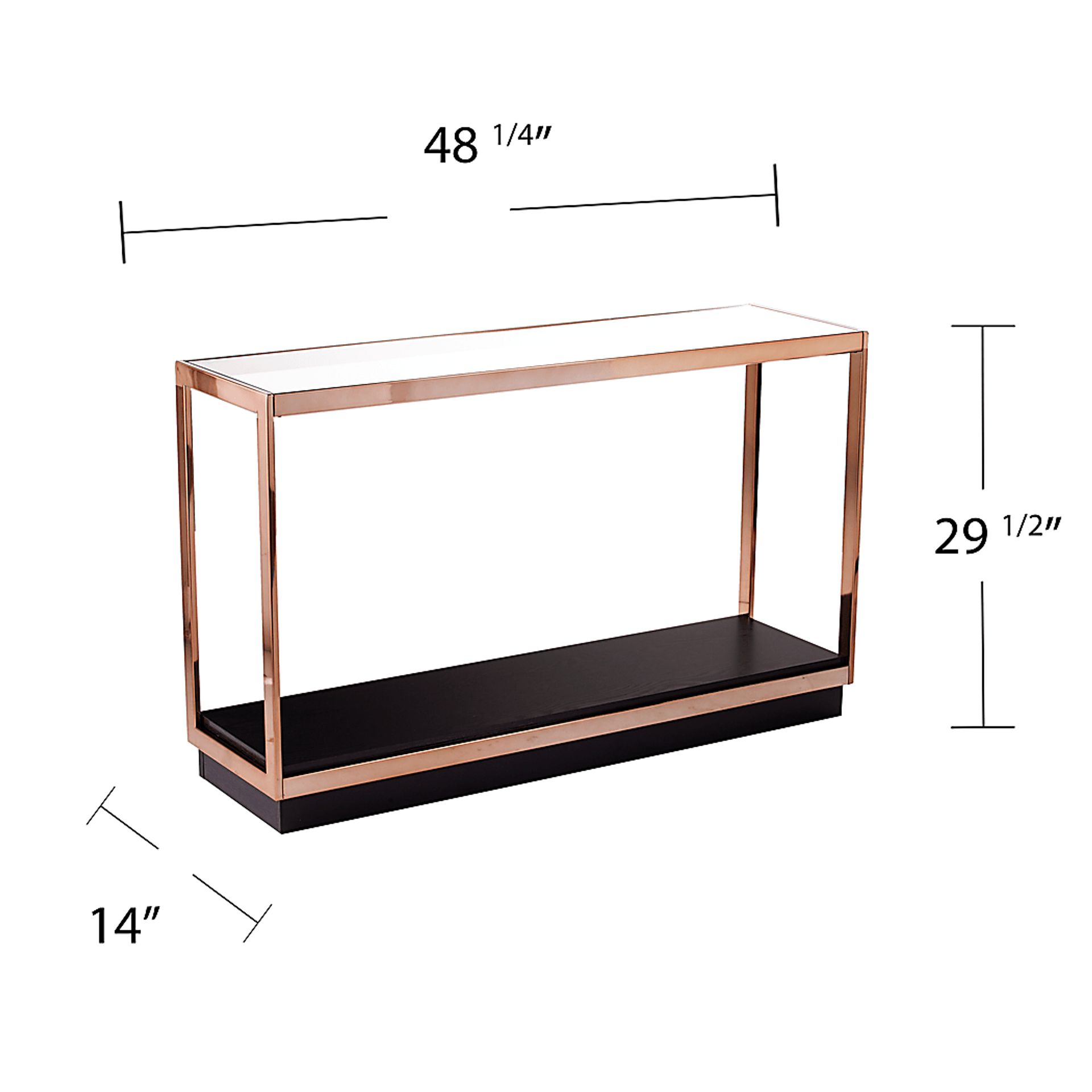 Weathervan Black Console Table - Image 5