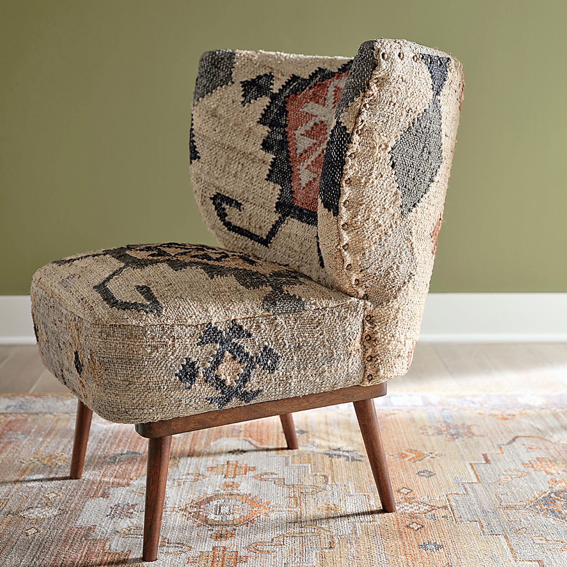 Webbar Tan Accent Chair - Image 2