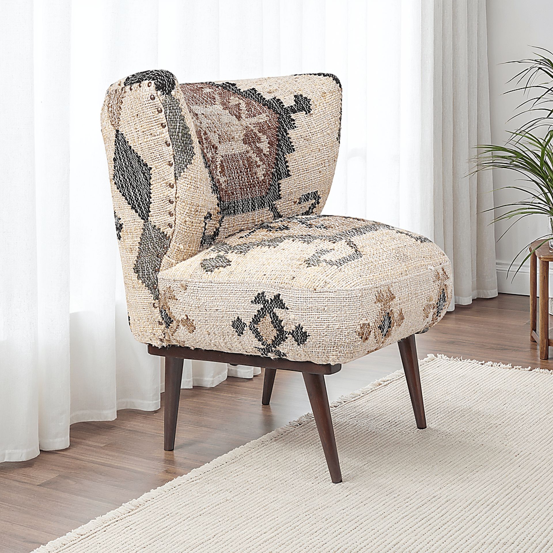 Webbar Tan Accent Chair - Image 3