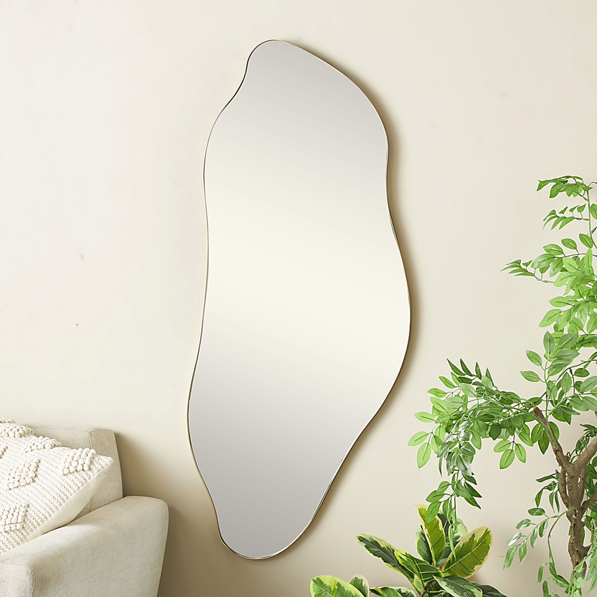 Webbite Gold Wall Mirror - Image 2