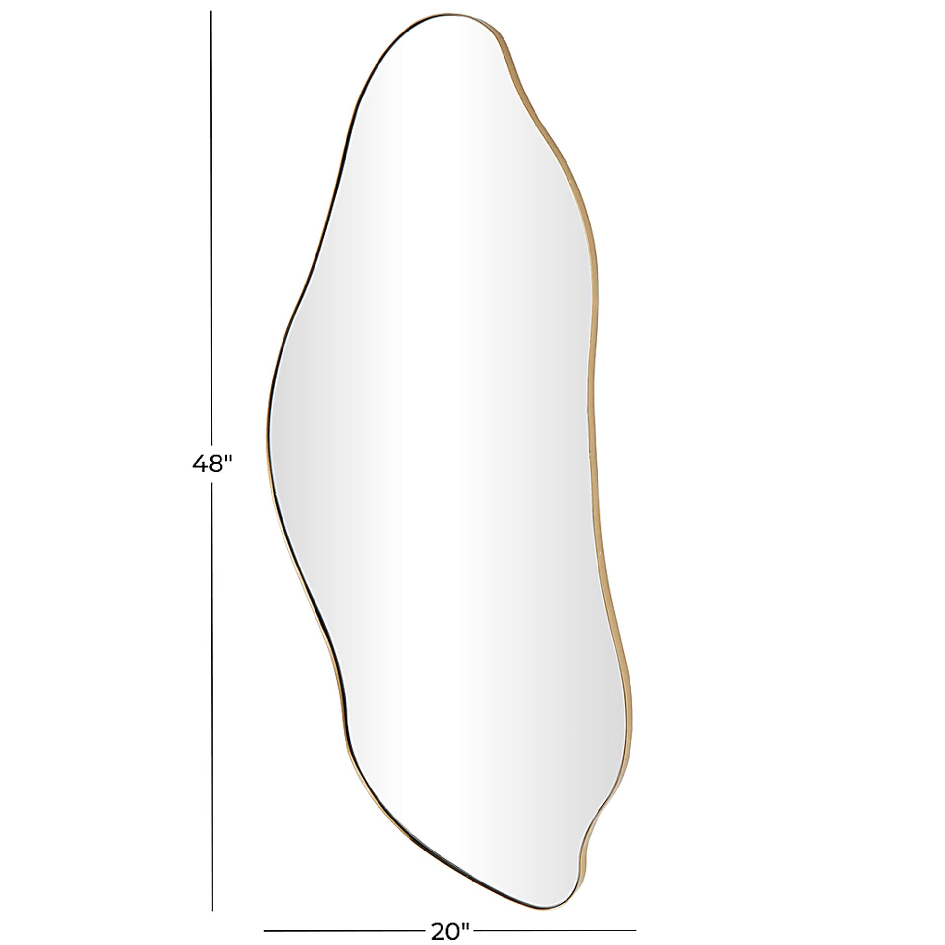 Webbite Gold Wall Mirror - Image 7