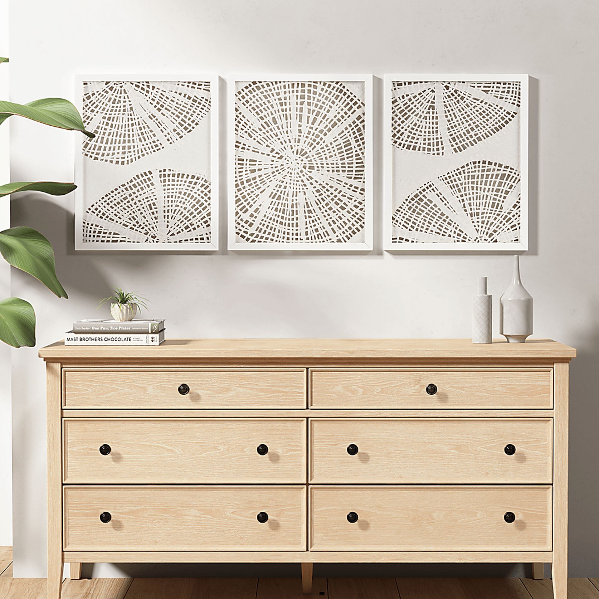 Webrews Off White Wall Decor, Set of 3 - Image 2