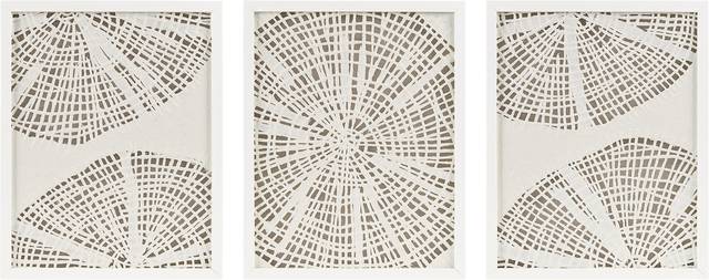 Webrews Off White Wall Decor, Set of 3 - Thumbnail - Image 1