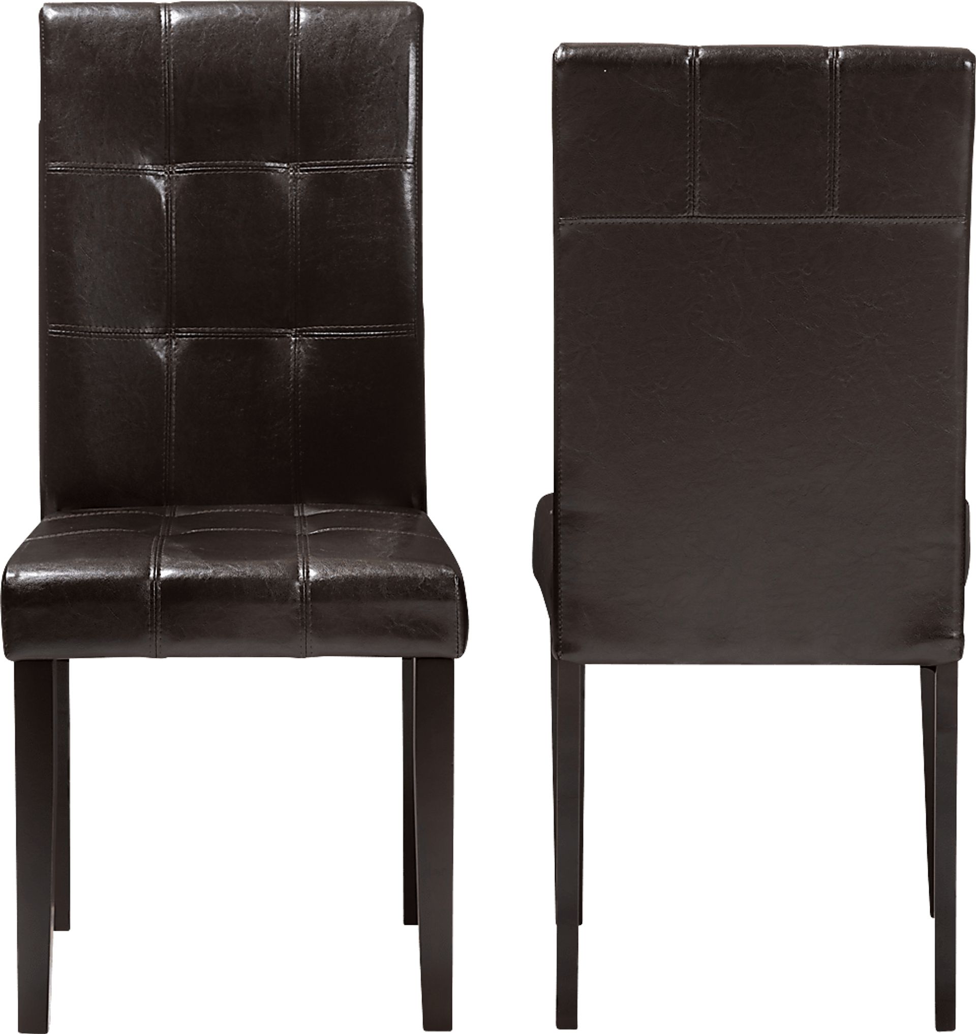 Webrewsa Dark Brown Dining Chair, Set of 2 - Image 4