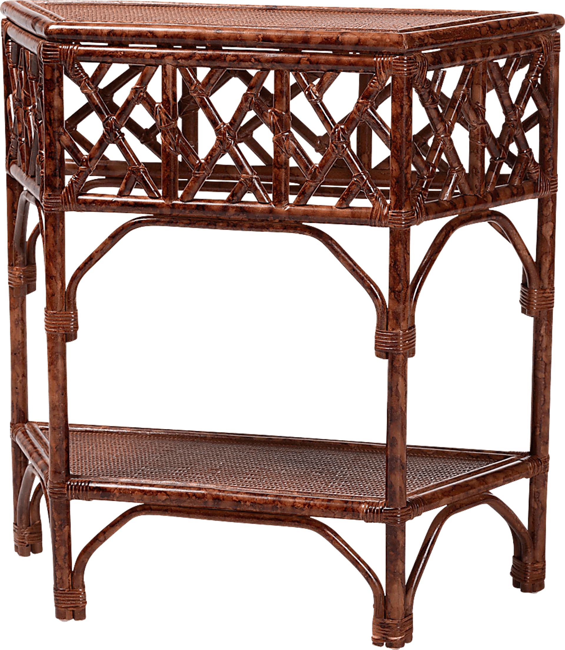 Webwayt Dark Brown Console Table - Image 1