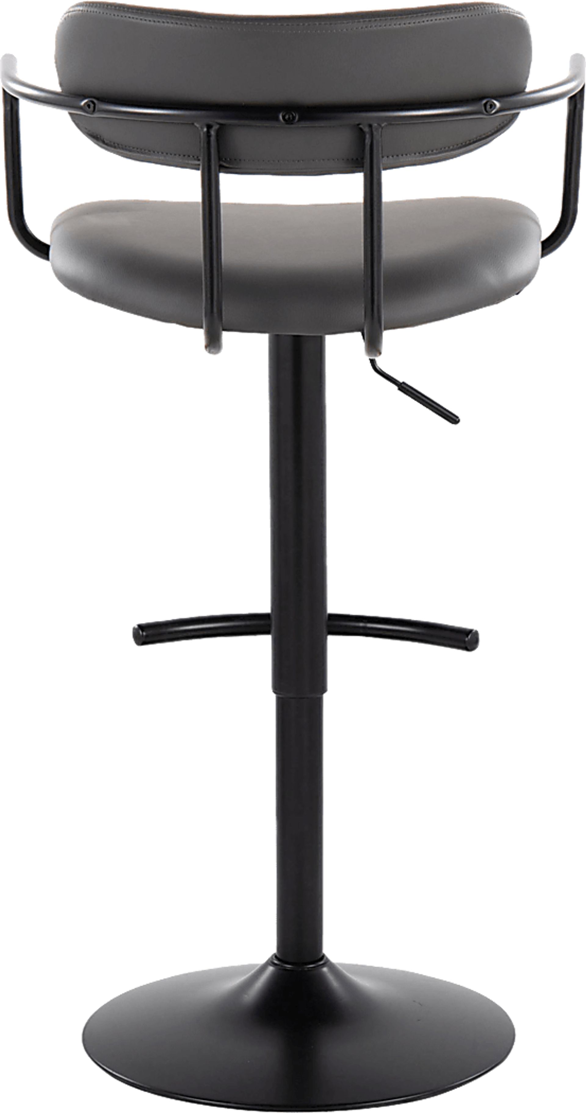 Wedgefeild II Gray Adjustable Barstool, Set of 2 - Image 7