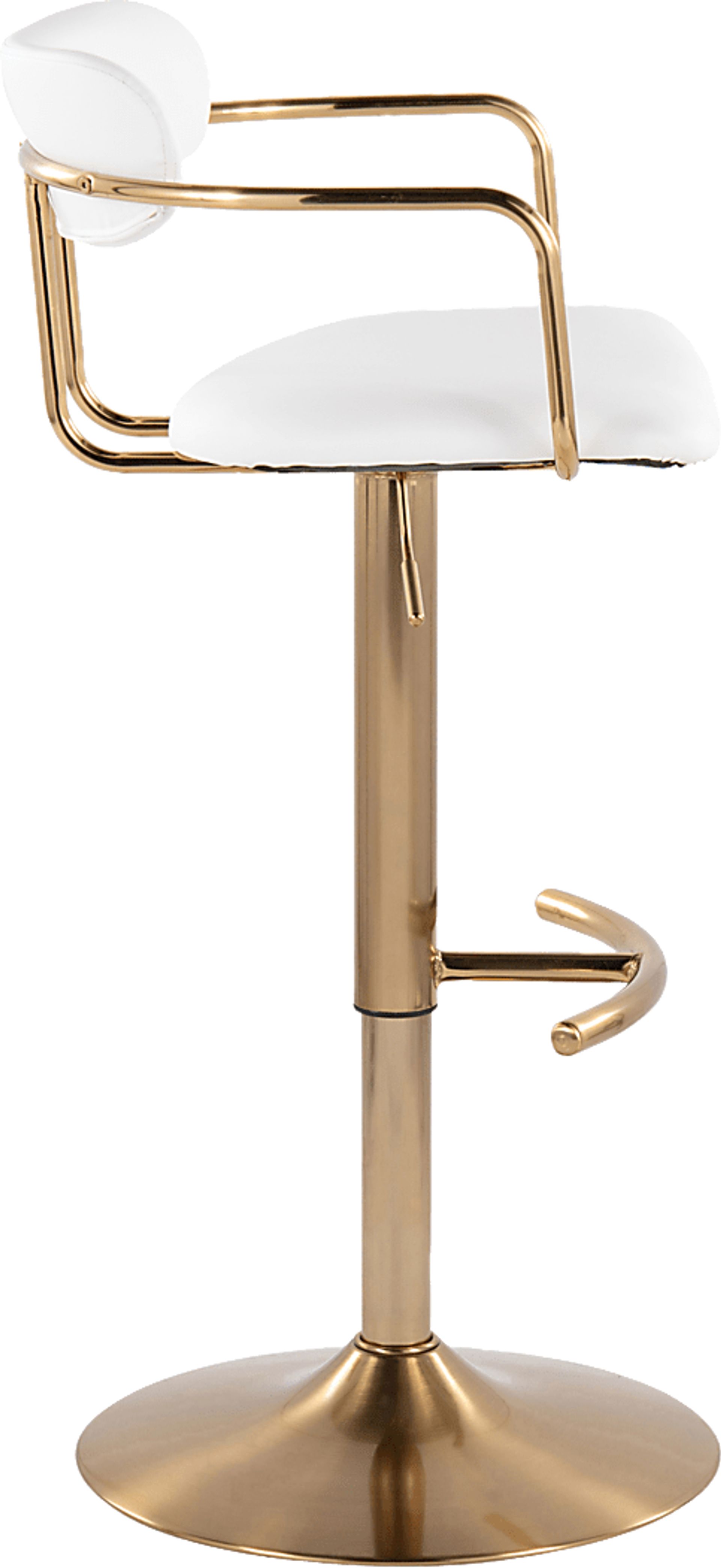 Wedgefield I White Adjustable Barstool, Set of 2 - Image 7