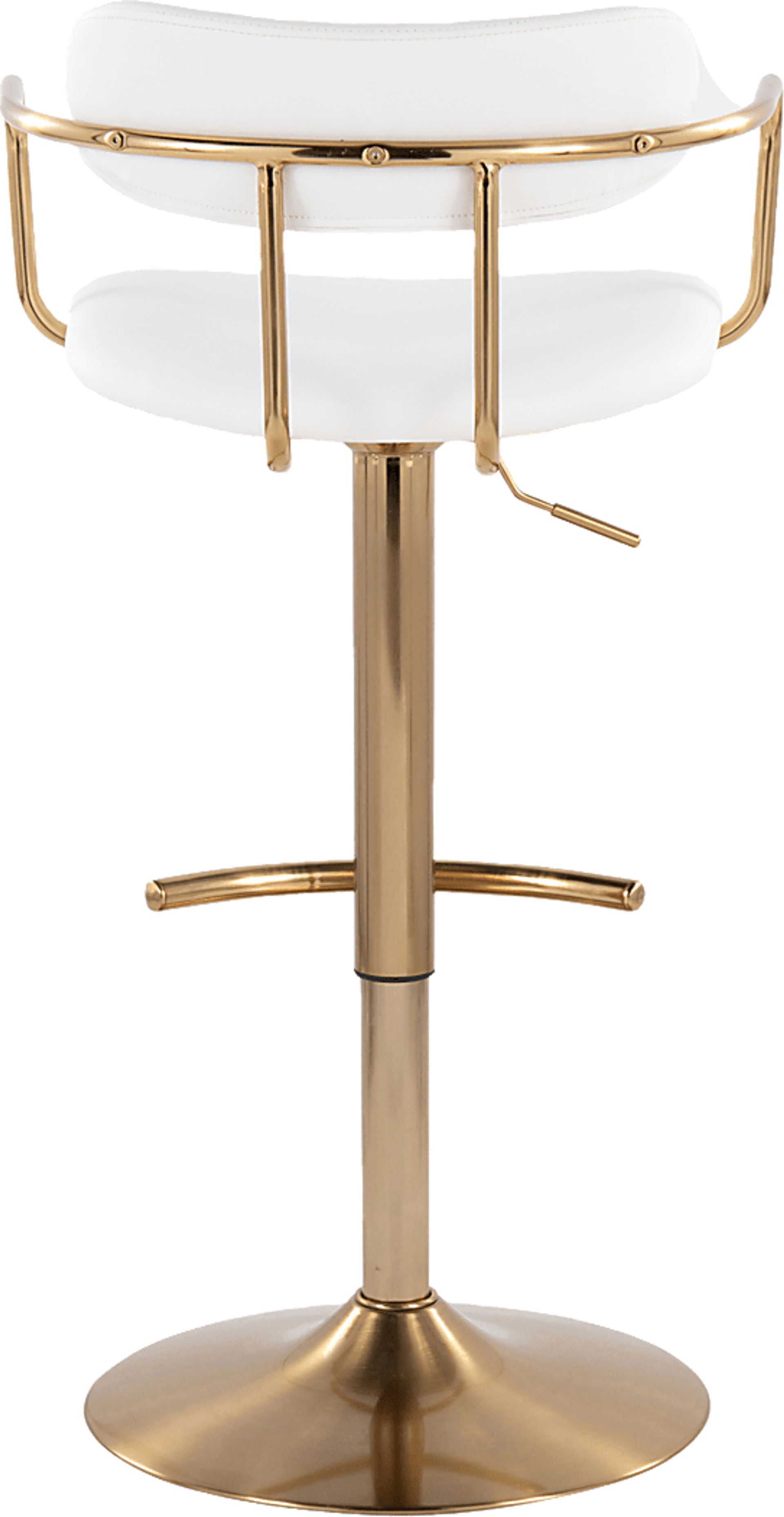 Wedgefield I White Adjustable Barstool, Set of 2 - Image 9