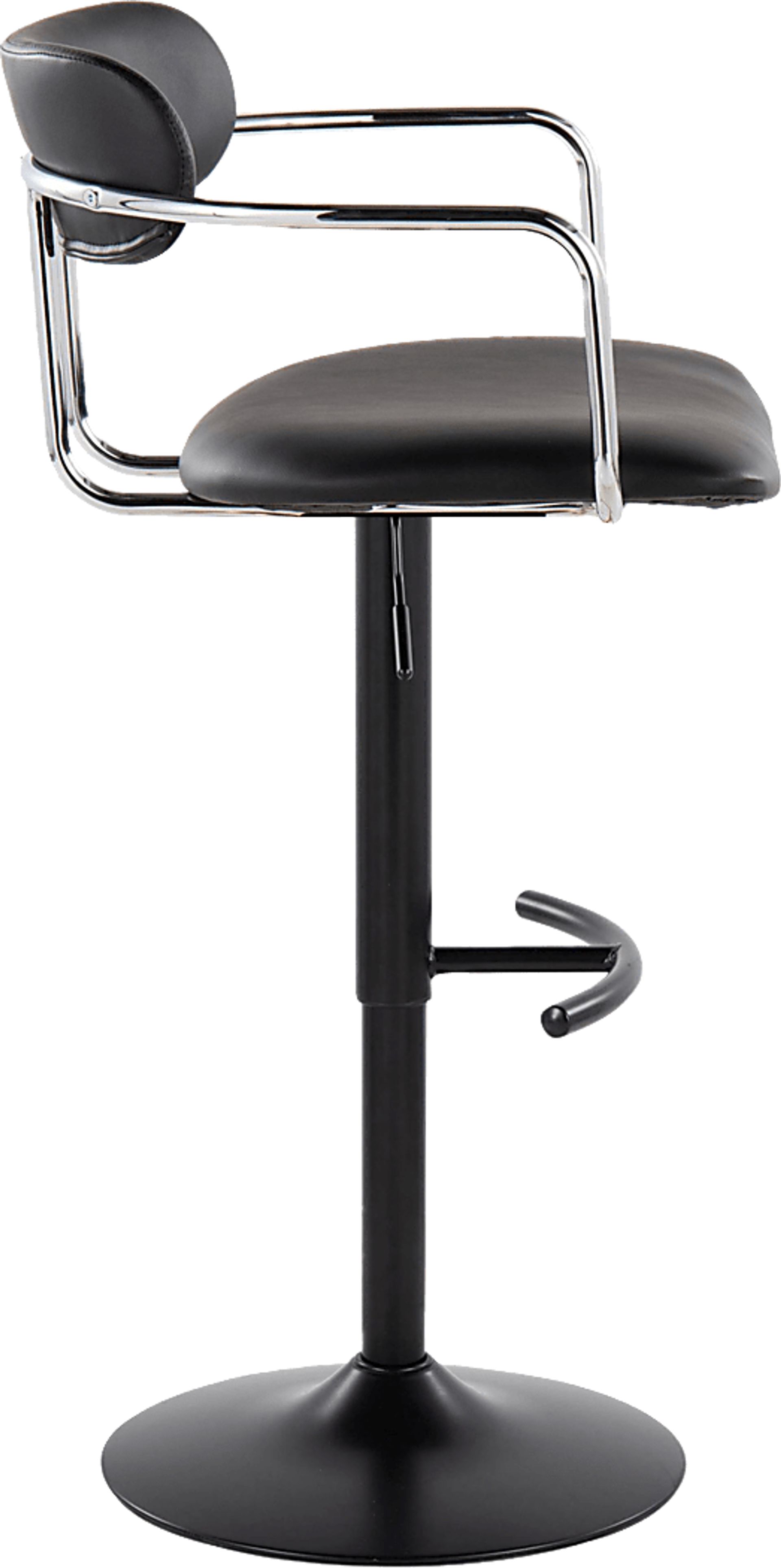 Wedgefield III Black Adjustable Barstool, Set of 2 - Image 5