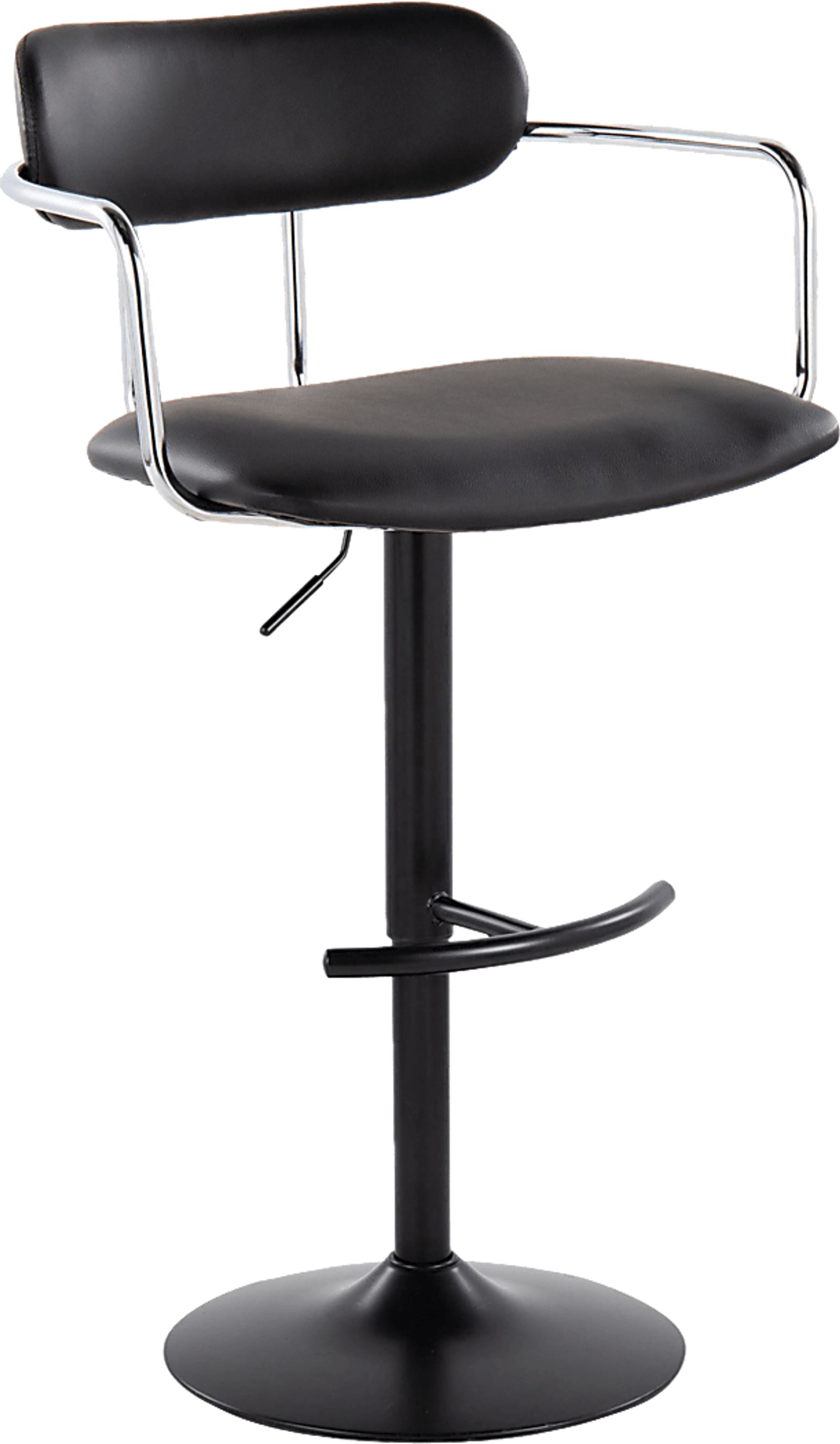 Wedgefield III Black Adjustable Barstool, Set of 2 - Image 6