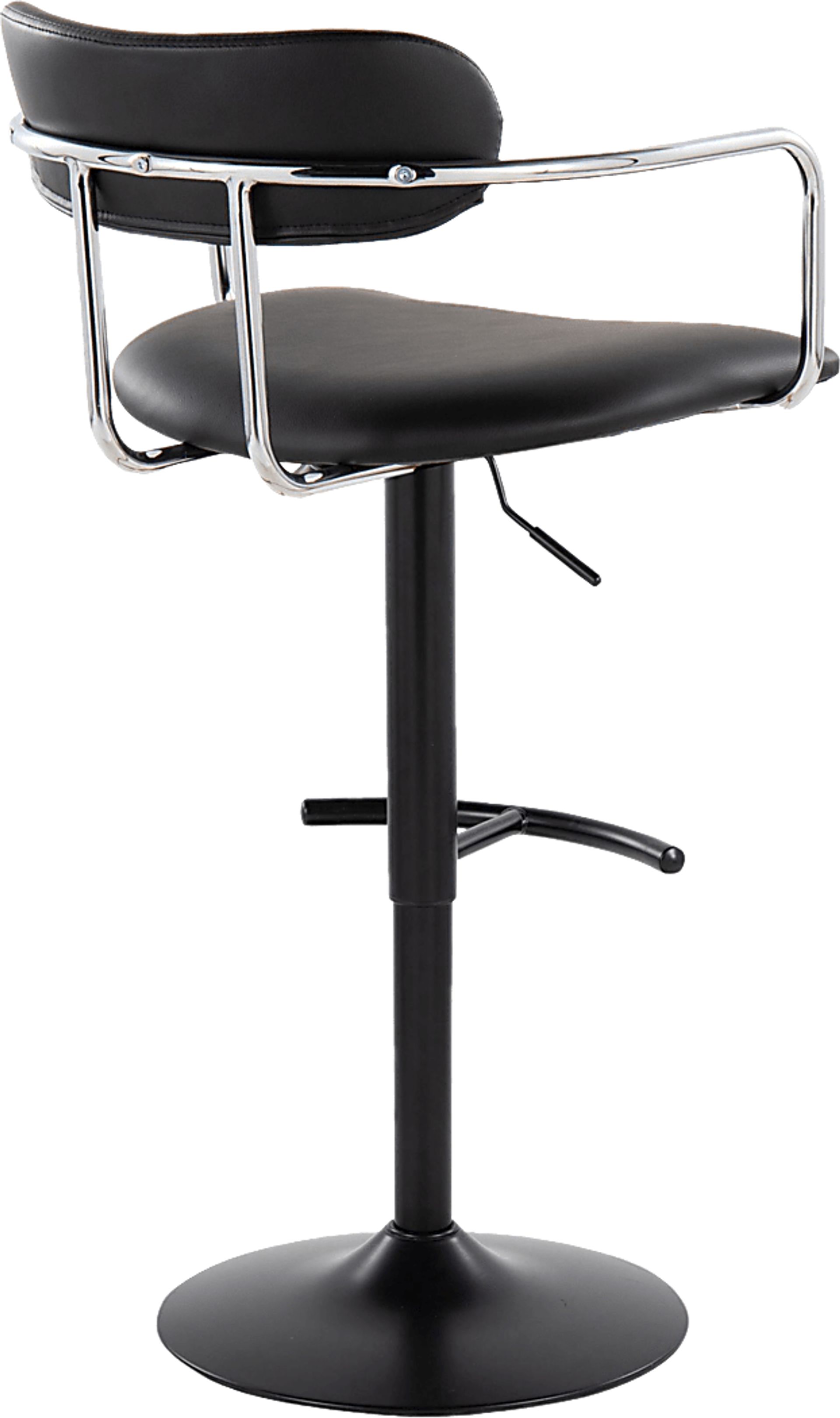 Wedgefield III Black Adjustable Barstool, Set of 2 - Image 7