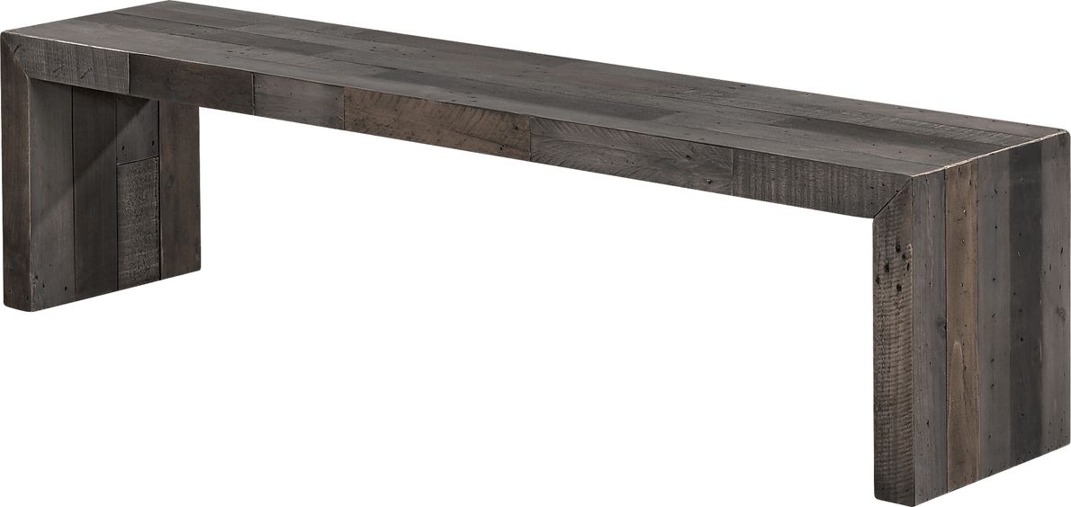 Wedgemere Large Gray Bench