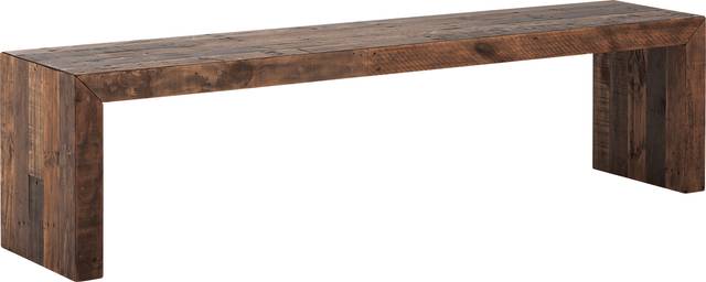 Wedgemere Light Brown Large Bench - Thumbnail - Image 1