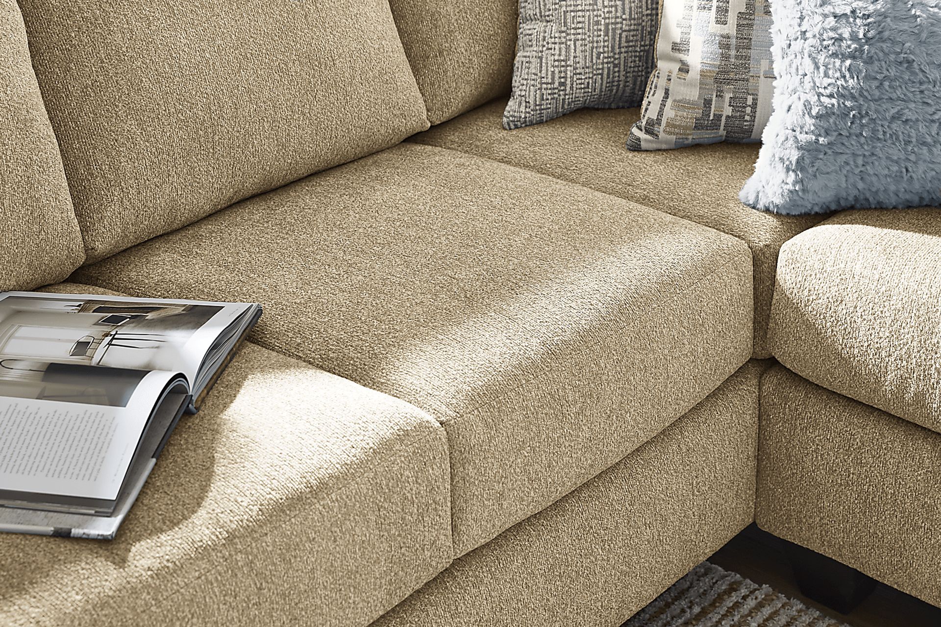 Wedgewood Beige 2 Pc Sectional - Image 4
