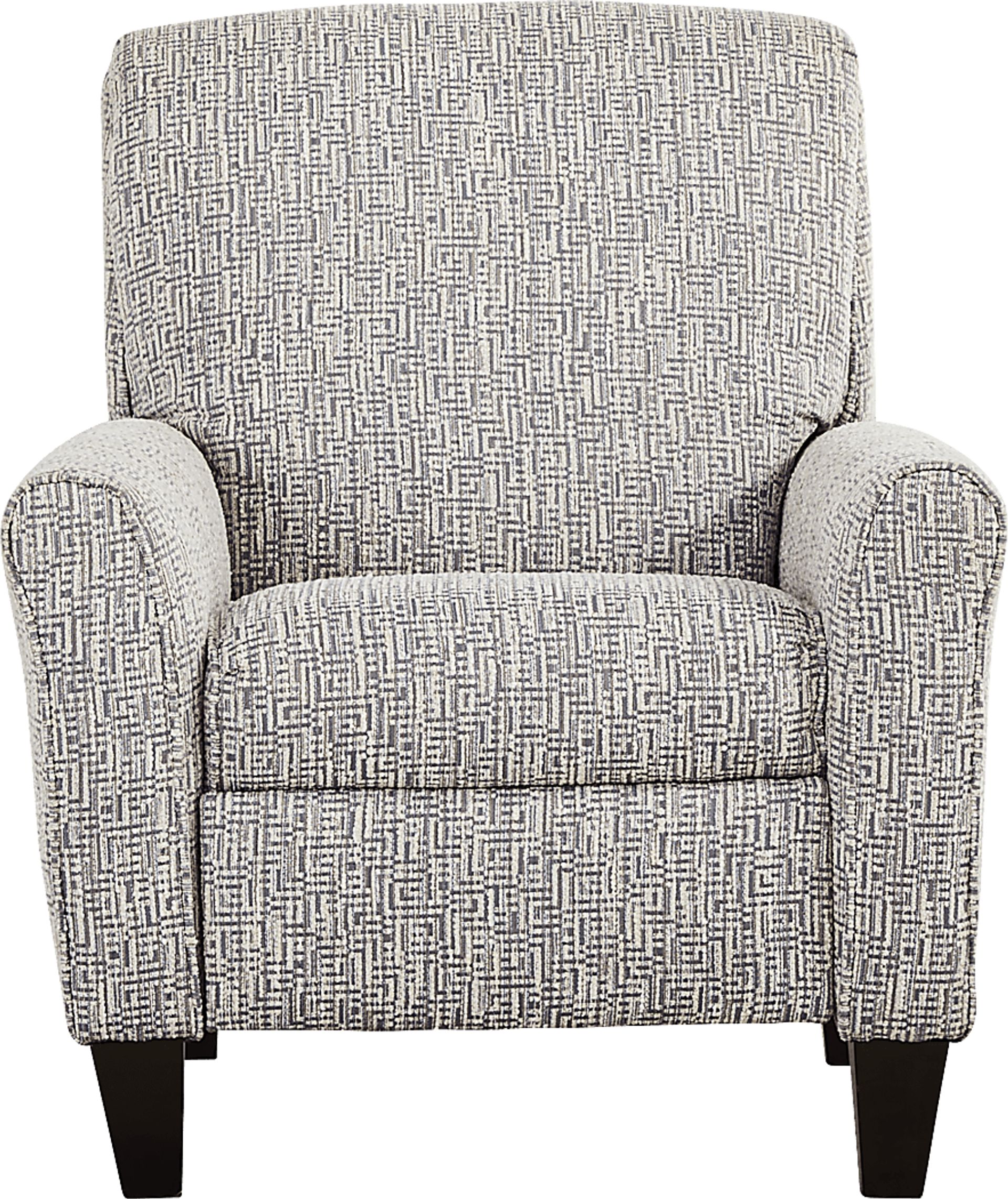 Wedgewood Blue Push Back Recliner - Image 2
