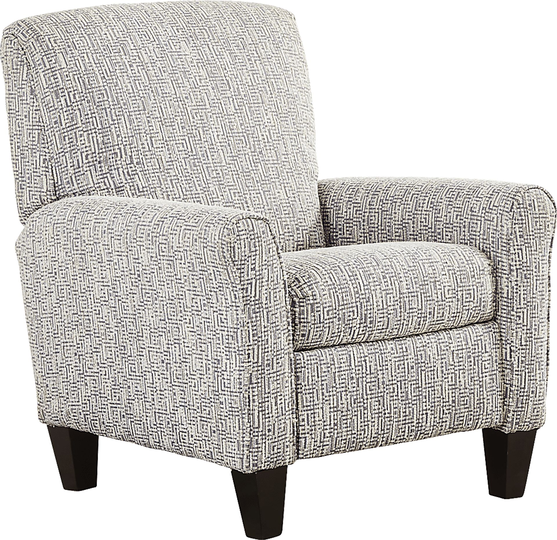 Wedgewood Blue Push Back Recliner - Image 3