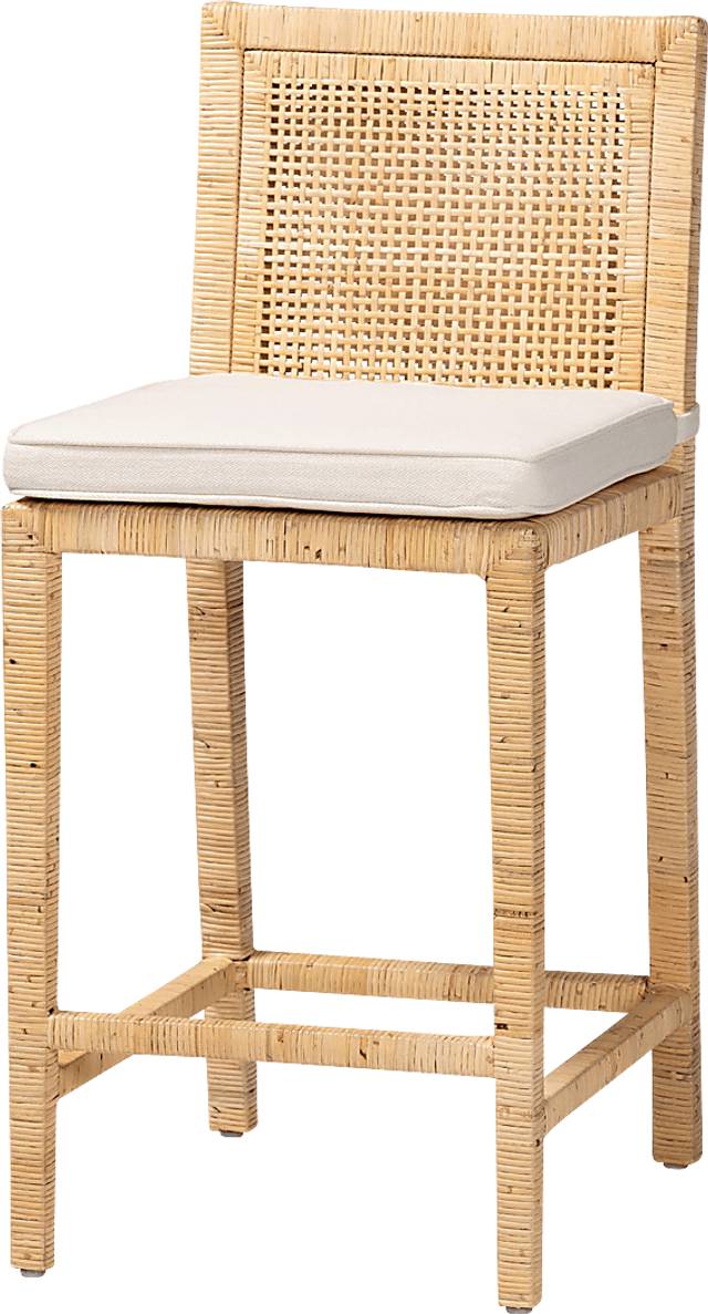 Weehawken Brown Counter Height Stool - Thumbnail - Image 1