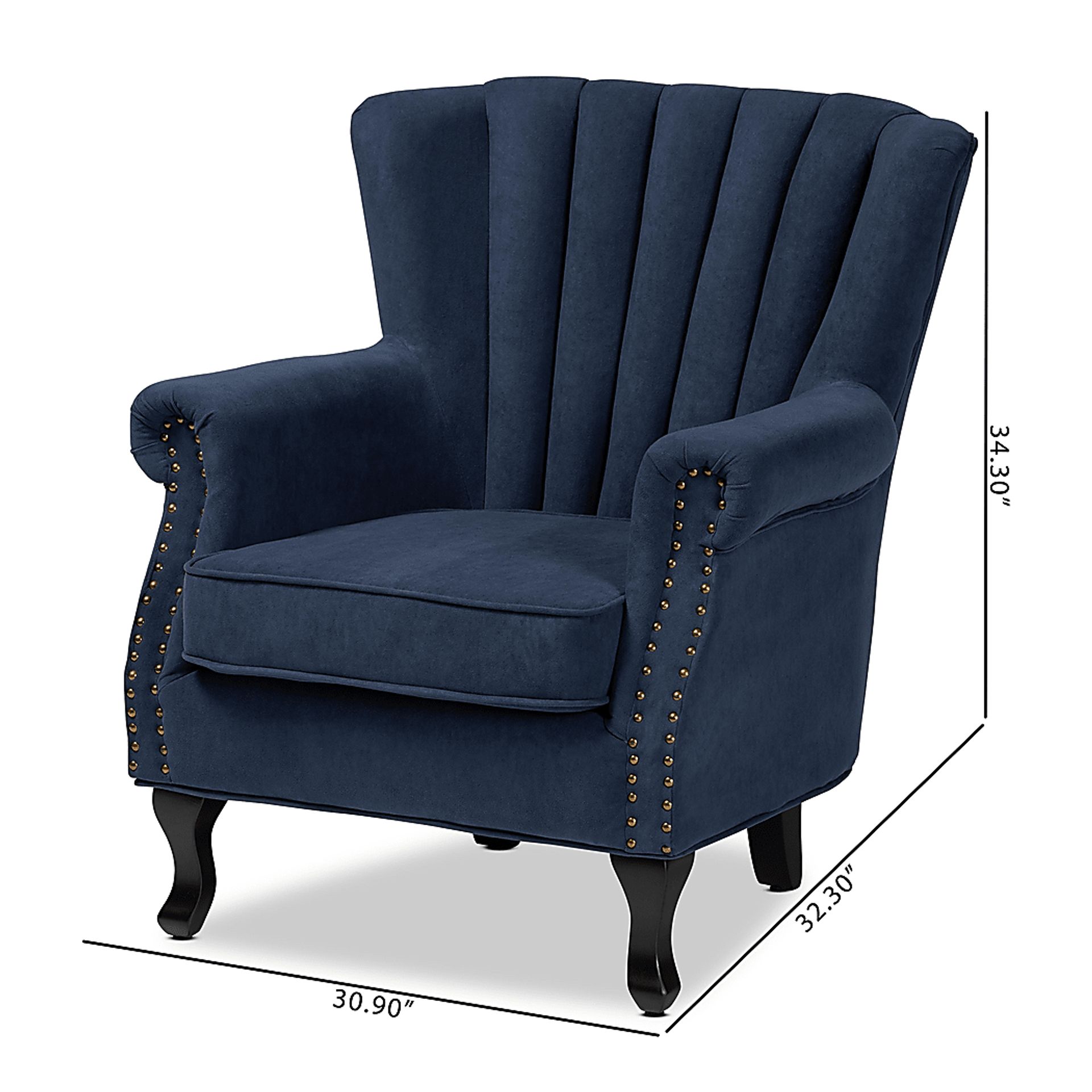 Weiblen Navy Accent Chair - Image 8