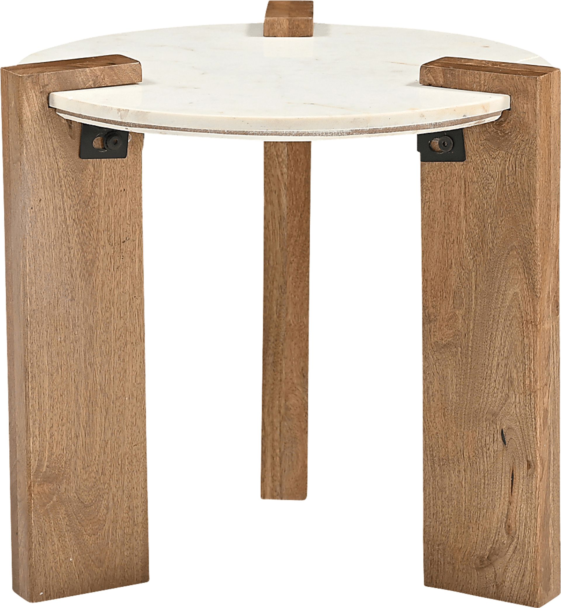 Weideman White End Table - Image 1