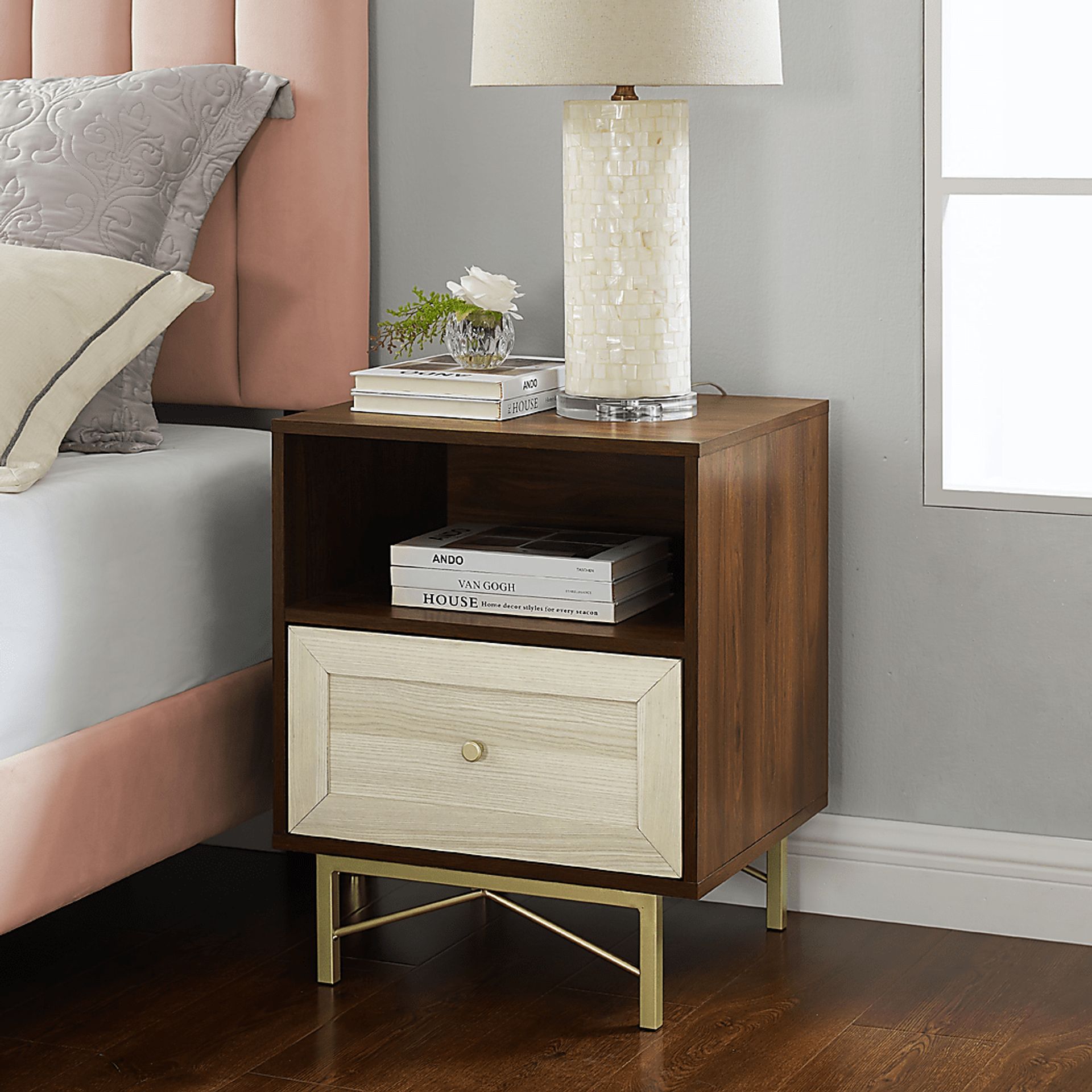 Weighmont White Nightstand - Image 4