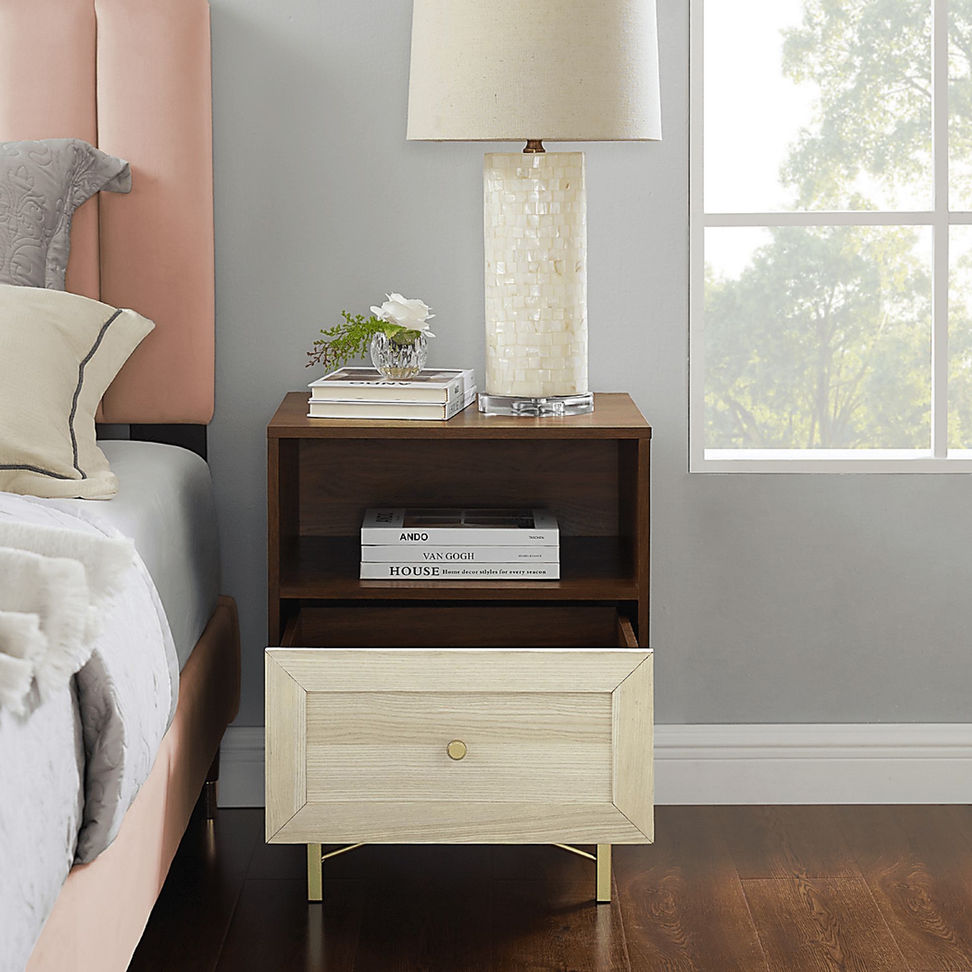Weighmont White Nightstand - Image 6