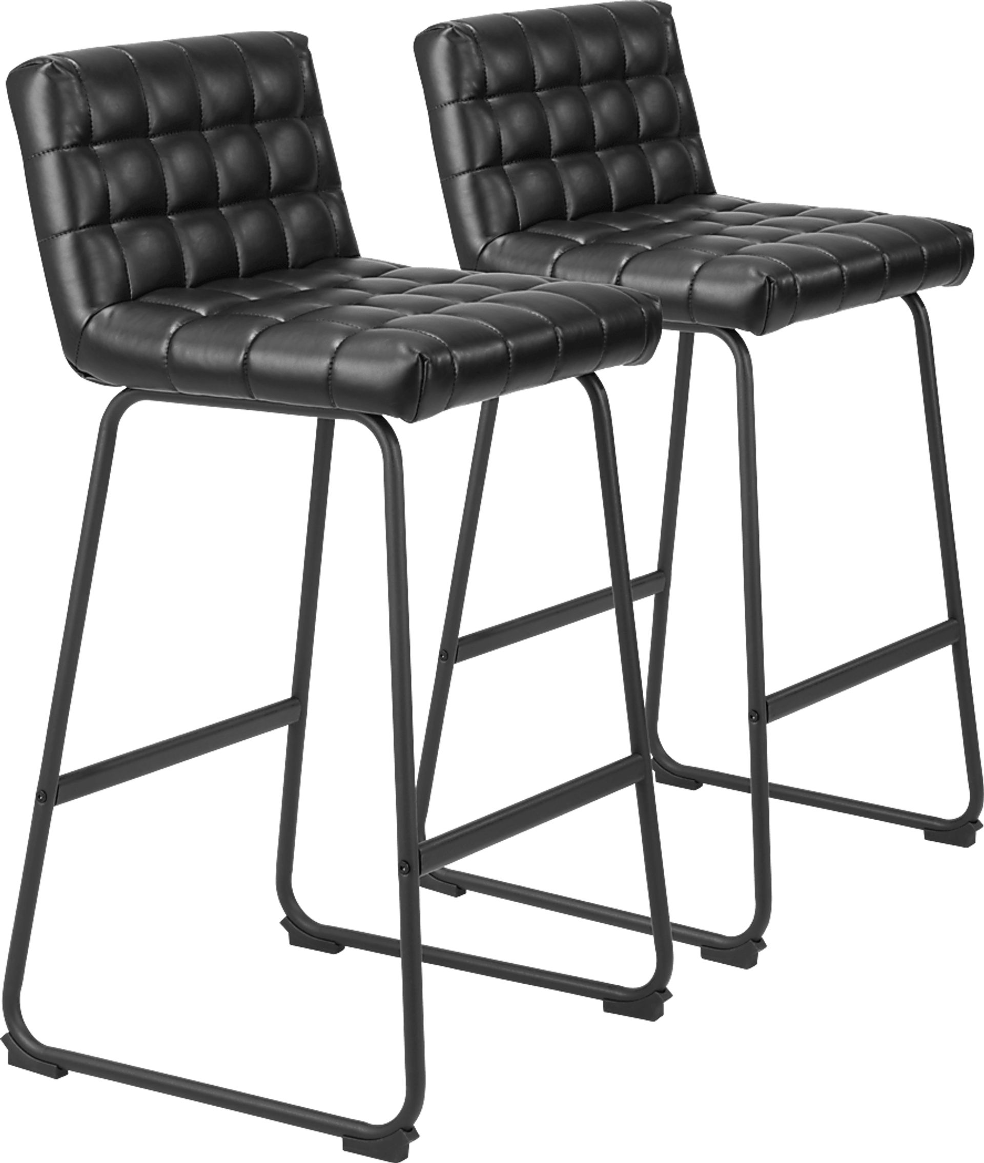 Weiland Black Barstool. Set of 2 - Image 1