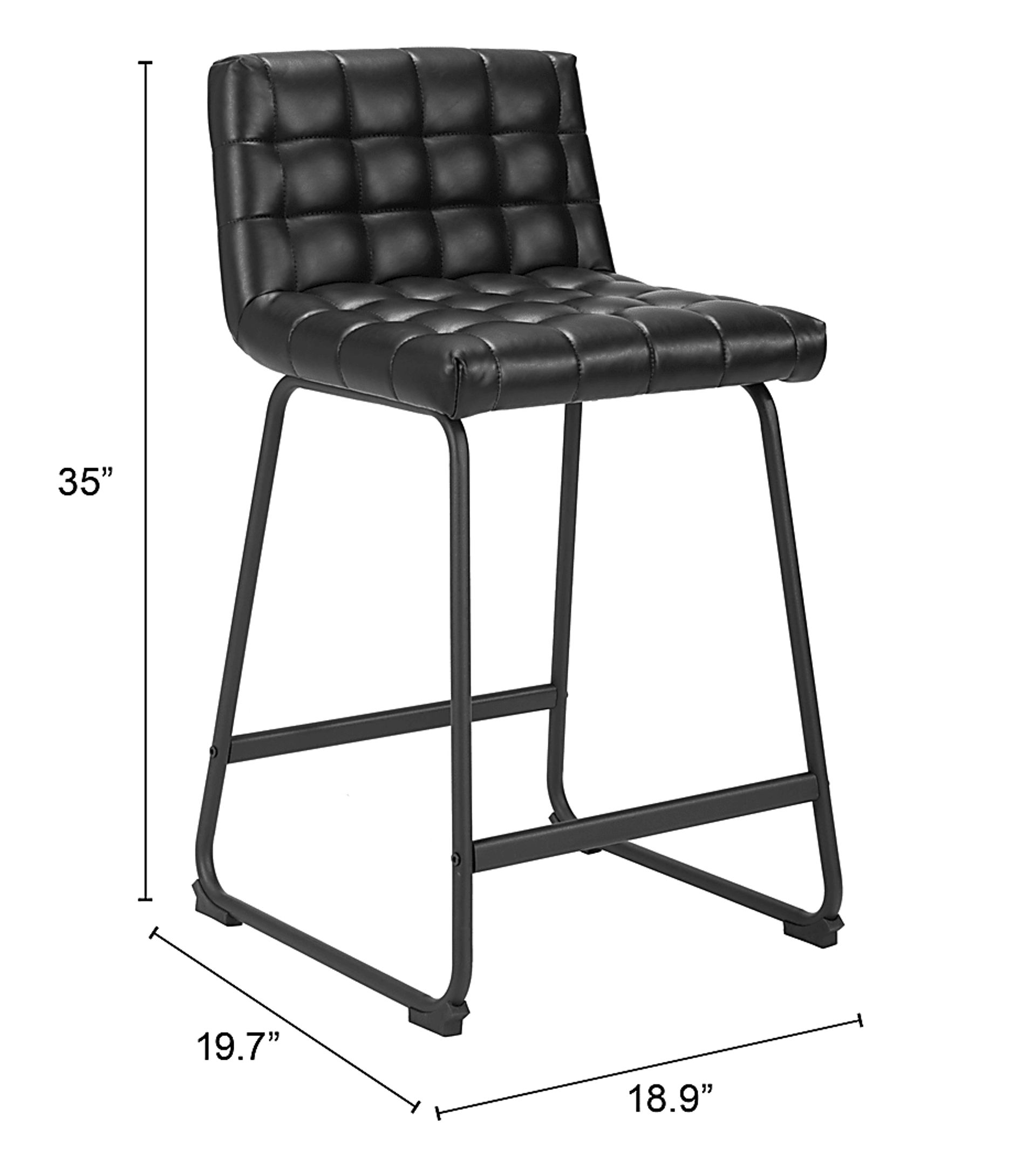 Weiland Black Counter Height Stool, Set of 2 - Image 9