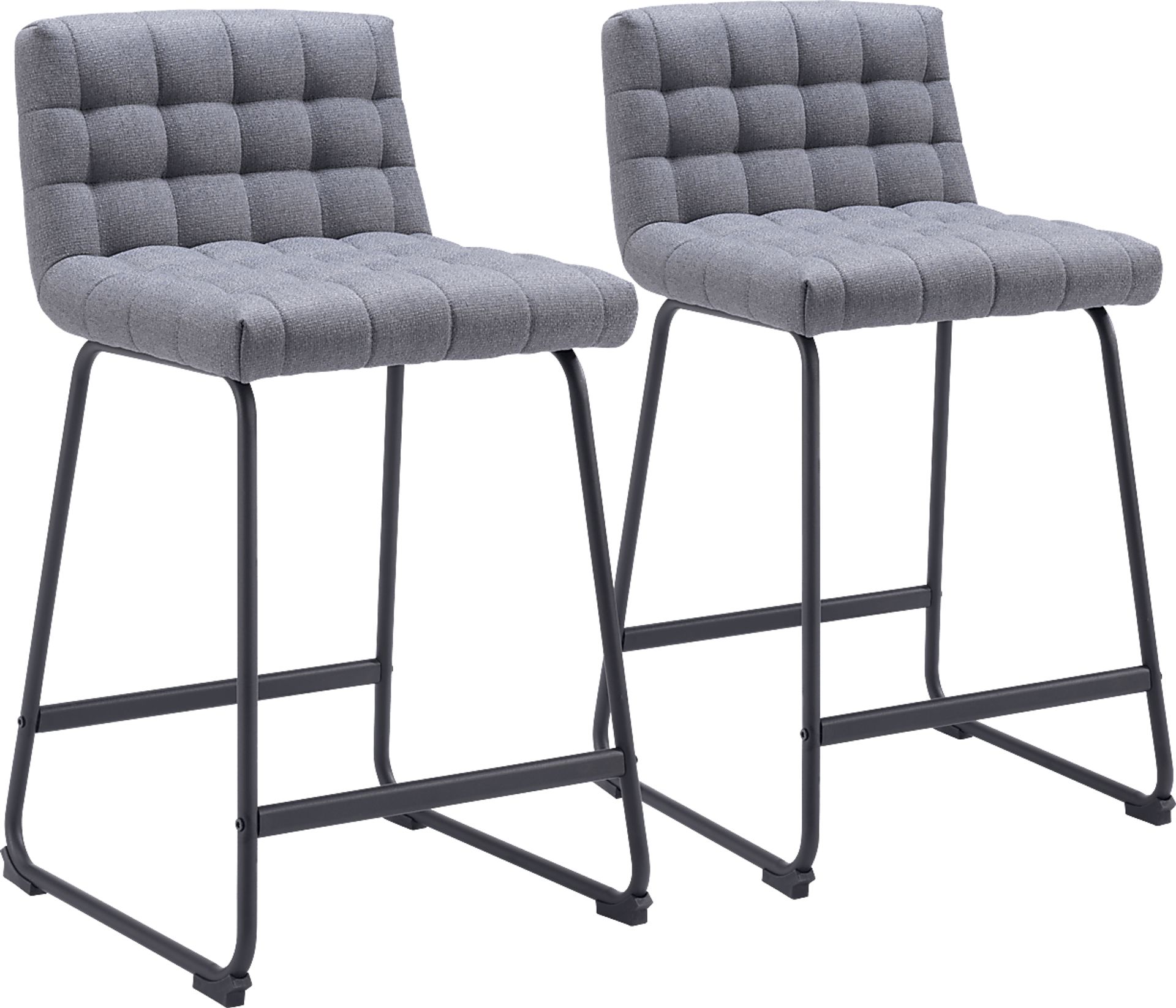 Weiland Gray Counter Height Stool, Set of 2 - Image 1