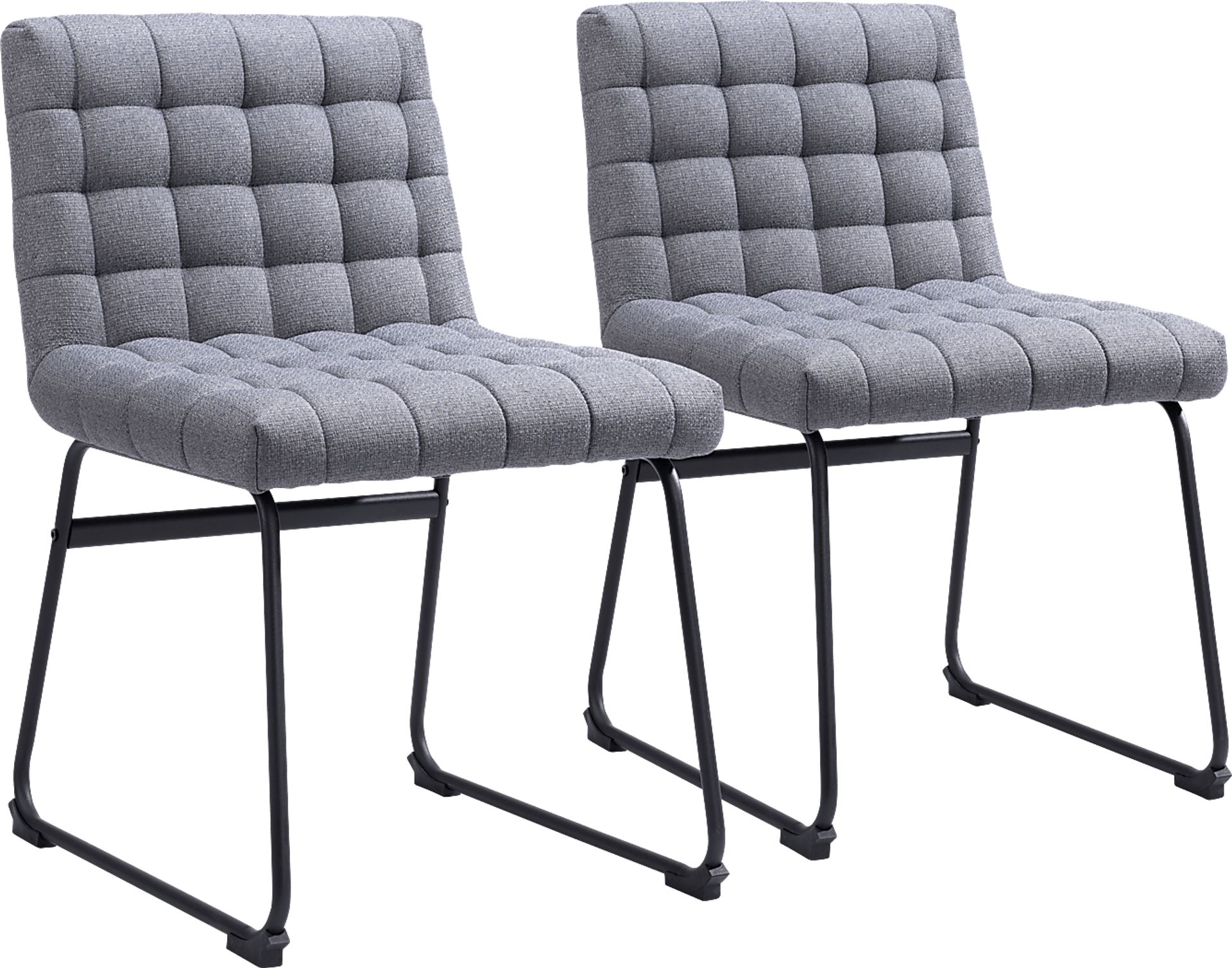 Weiland Gray Side Chair, Set of 2 - Image 1
