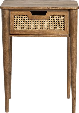 Weinberger Brown Accent Table