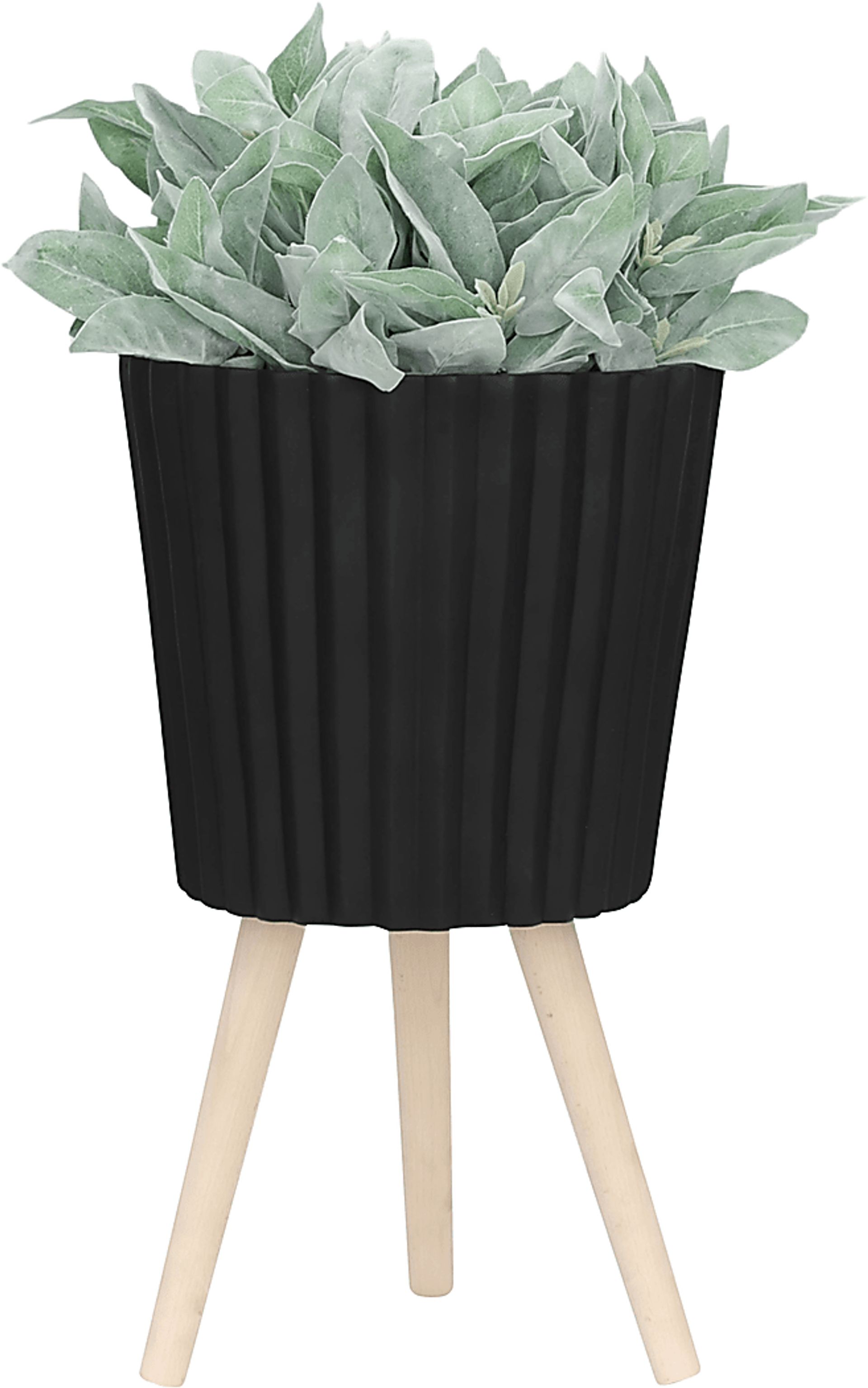 Weirton Black Planter, Set of 2 - Image 3
