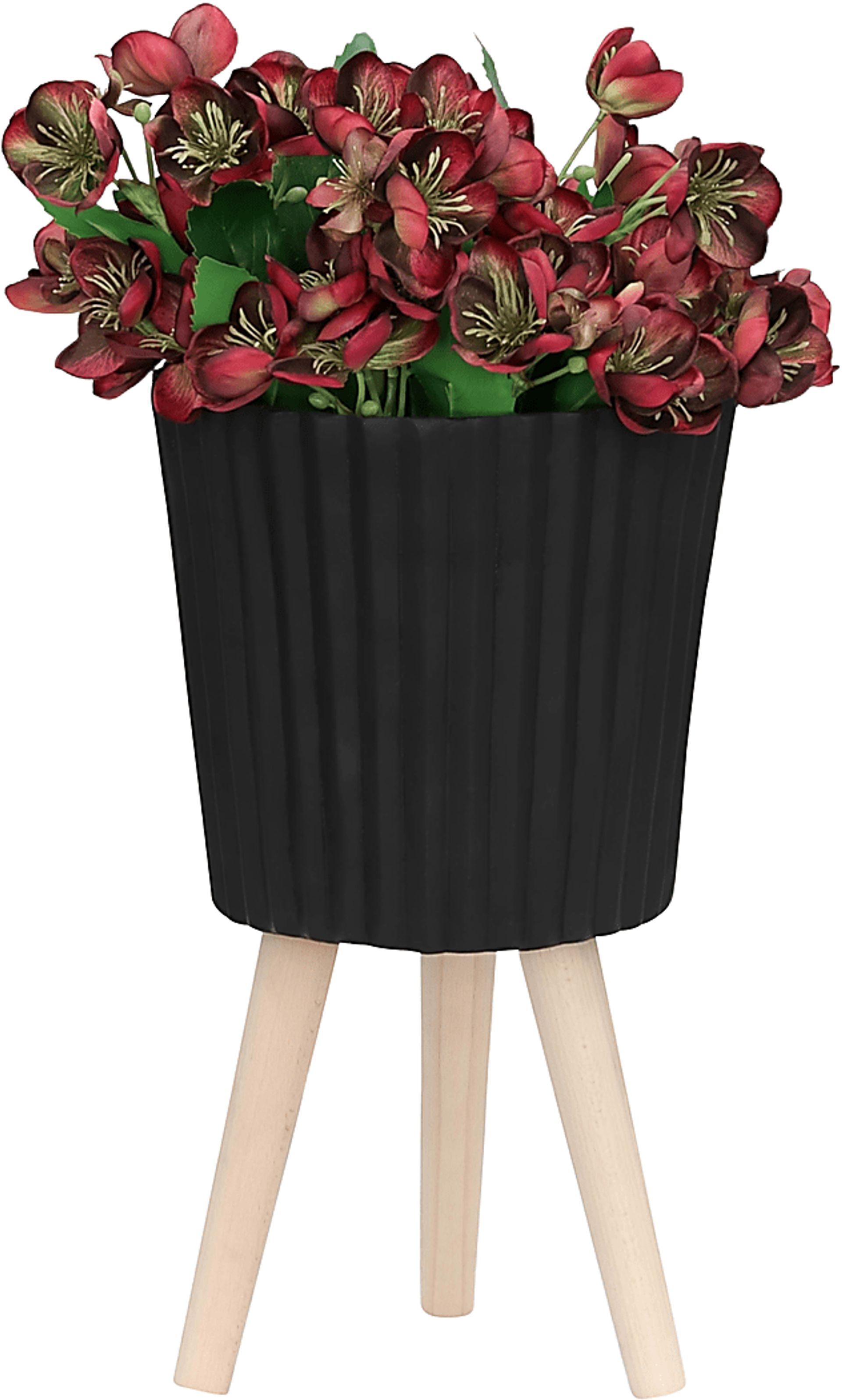 Weirton Black Planter, Set of 2 - Image 4