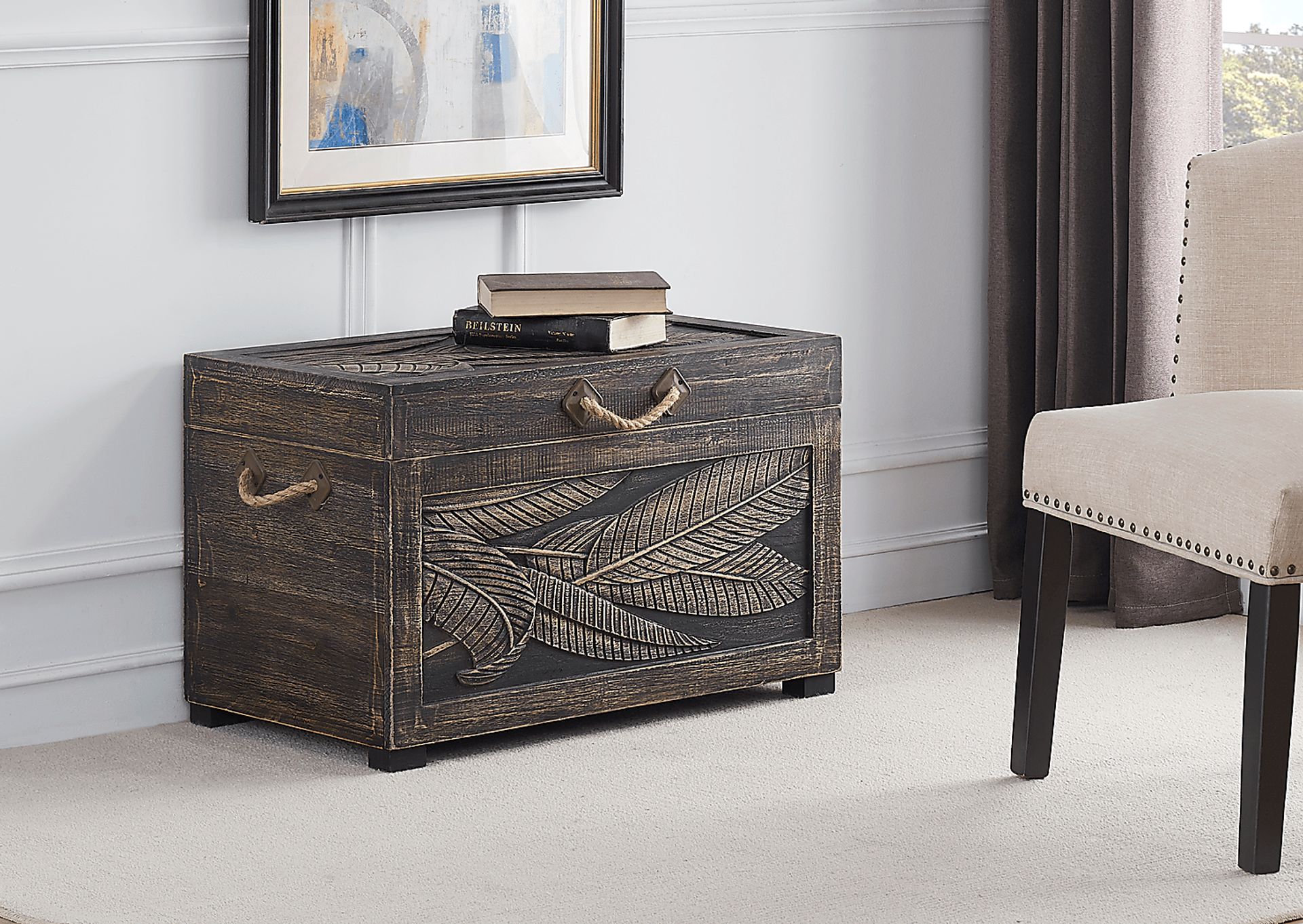Weldwood Tobacco Nesting Tables, Set of 3 - Image 5