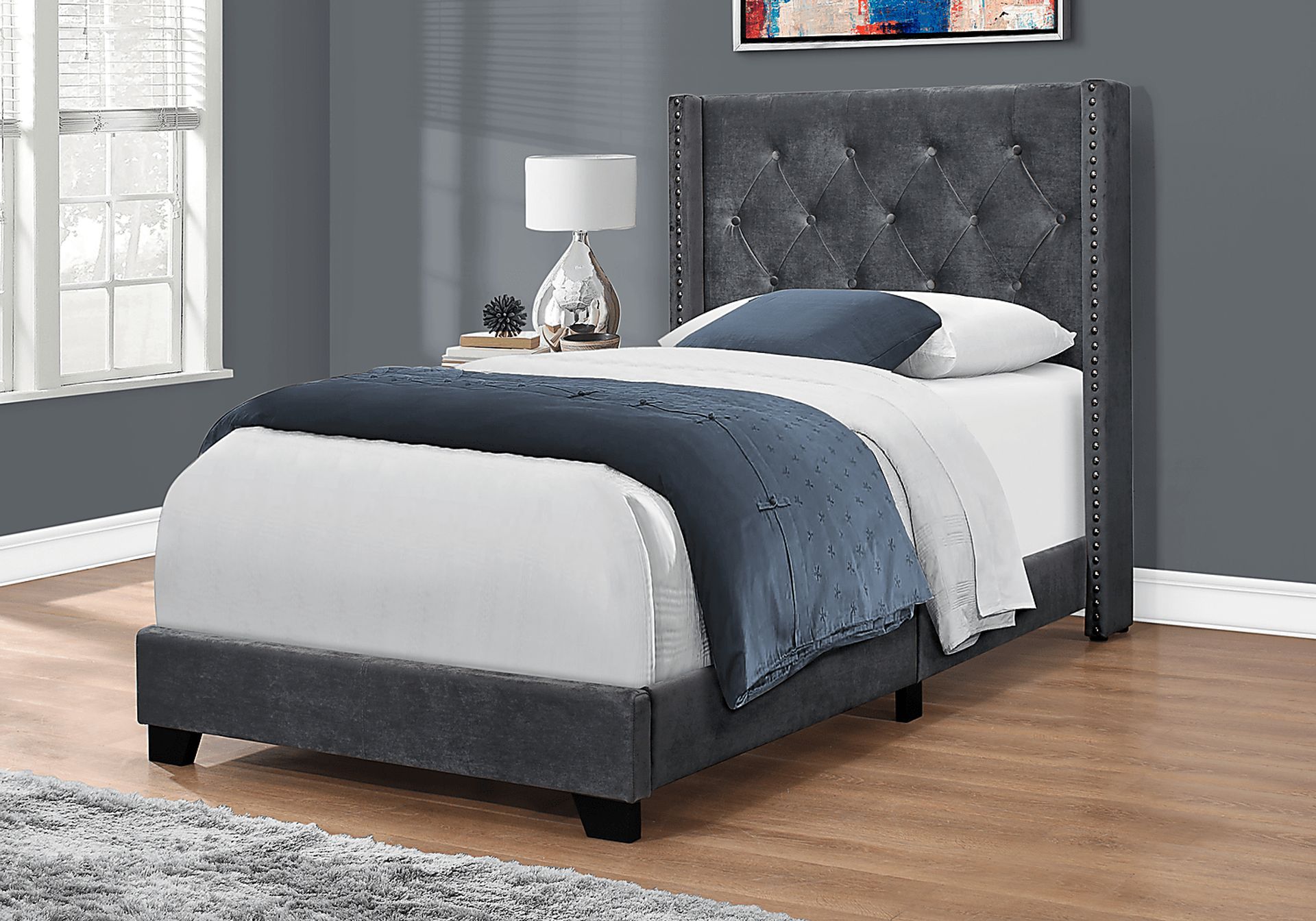 Welesenboro Gray Twin Bed - Image 2