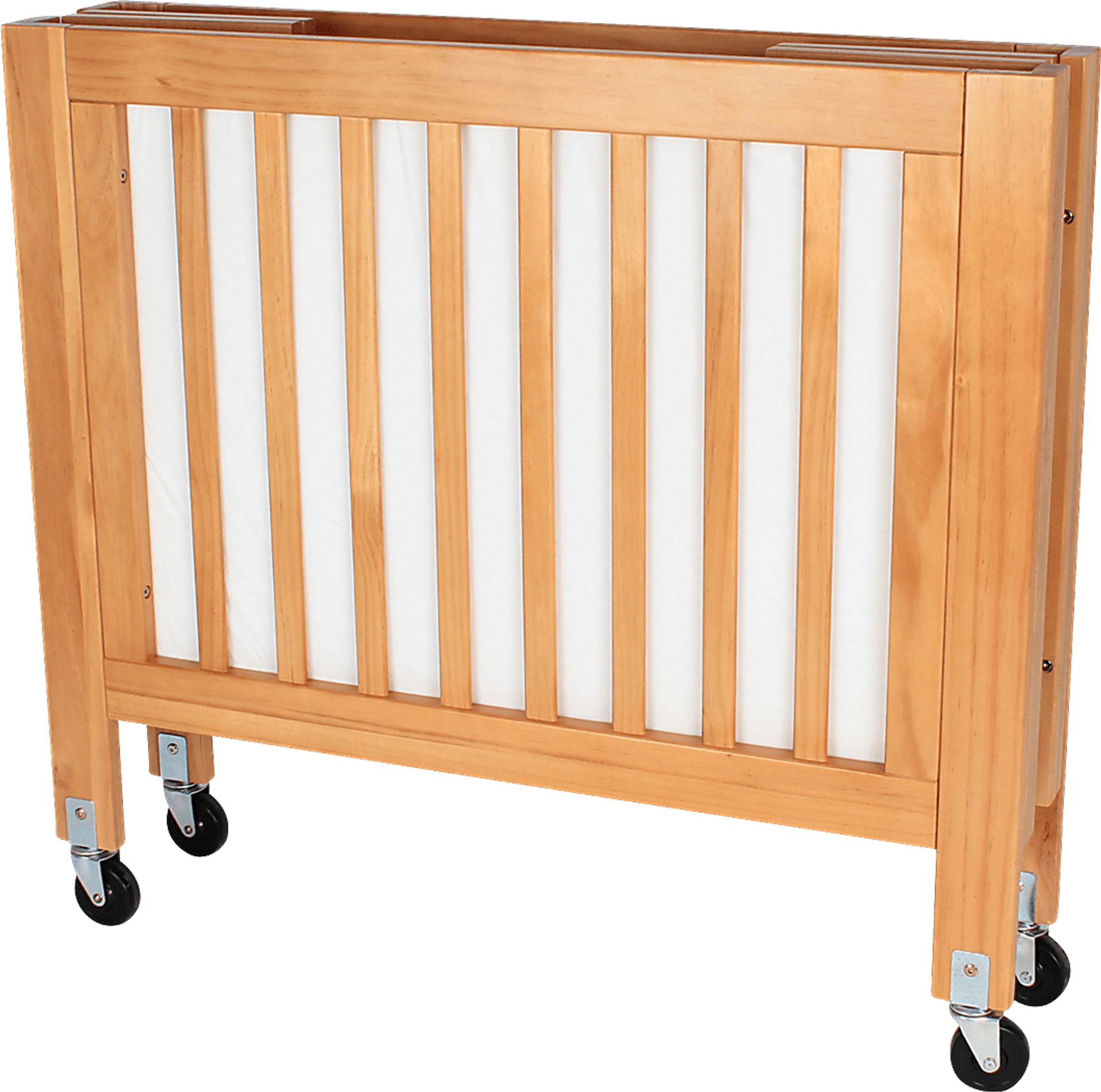 Welford Grove Natural Mini Portable Folding Crib - Image 1