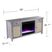 Welford I Gray 58 in. Console with Color Changing Fireplace
