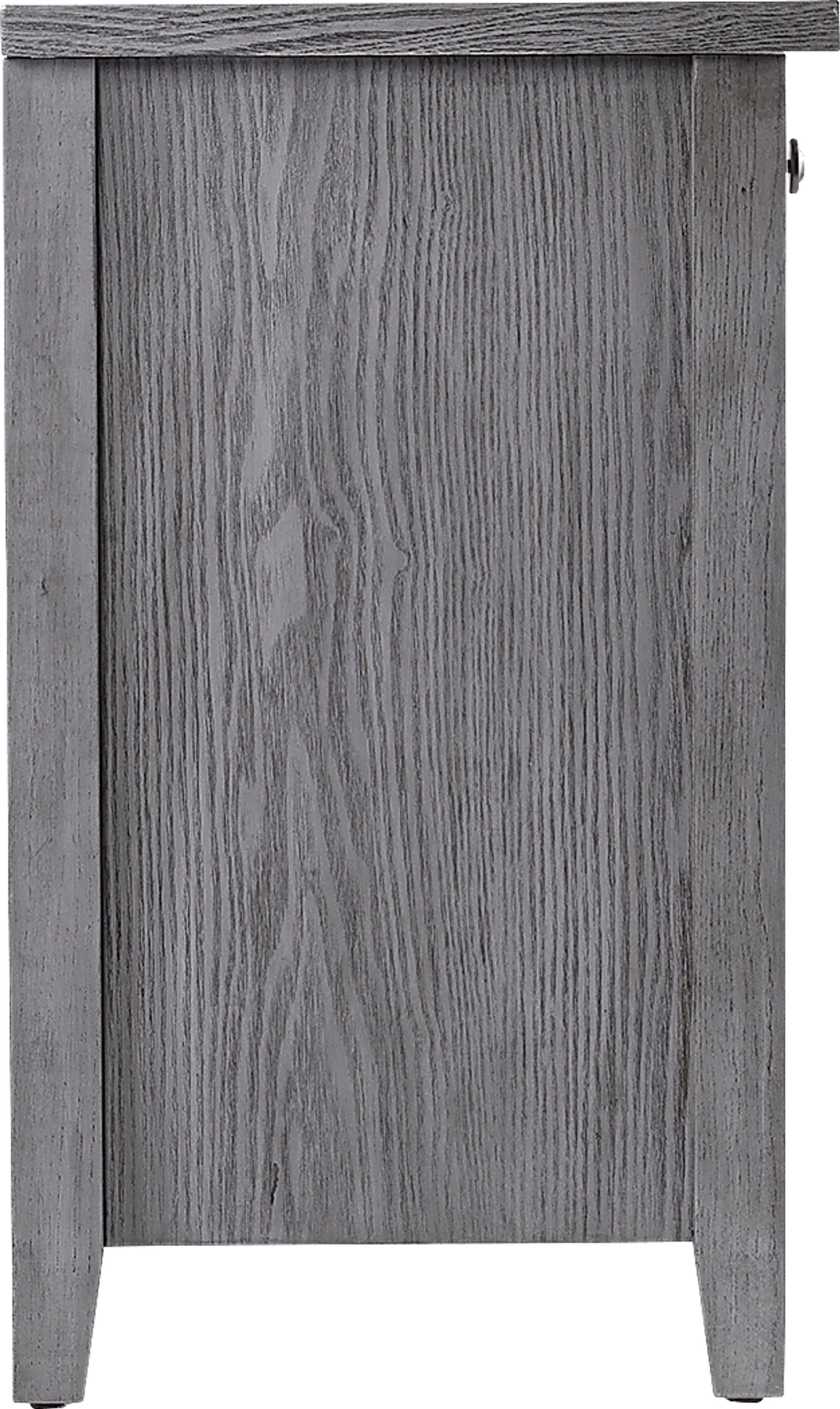 Welford II Gray 58 in. Console with Electric Fireplace - Image 7