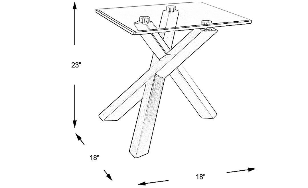 Wella Espresso End Table