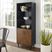 Wellcrest Black Bookcase