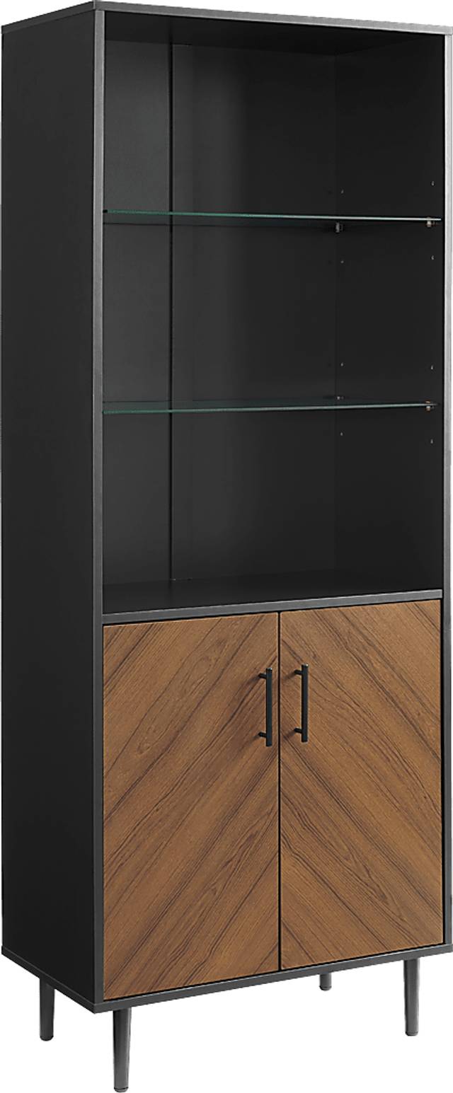 Wellcrest Black Bookcase - Thumbnail - Image 1